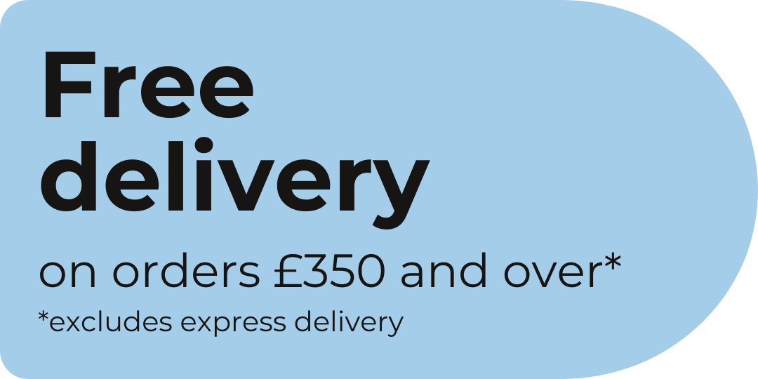 Free delivery on orders over £350