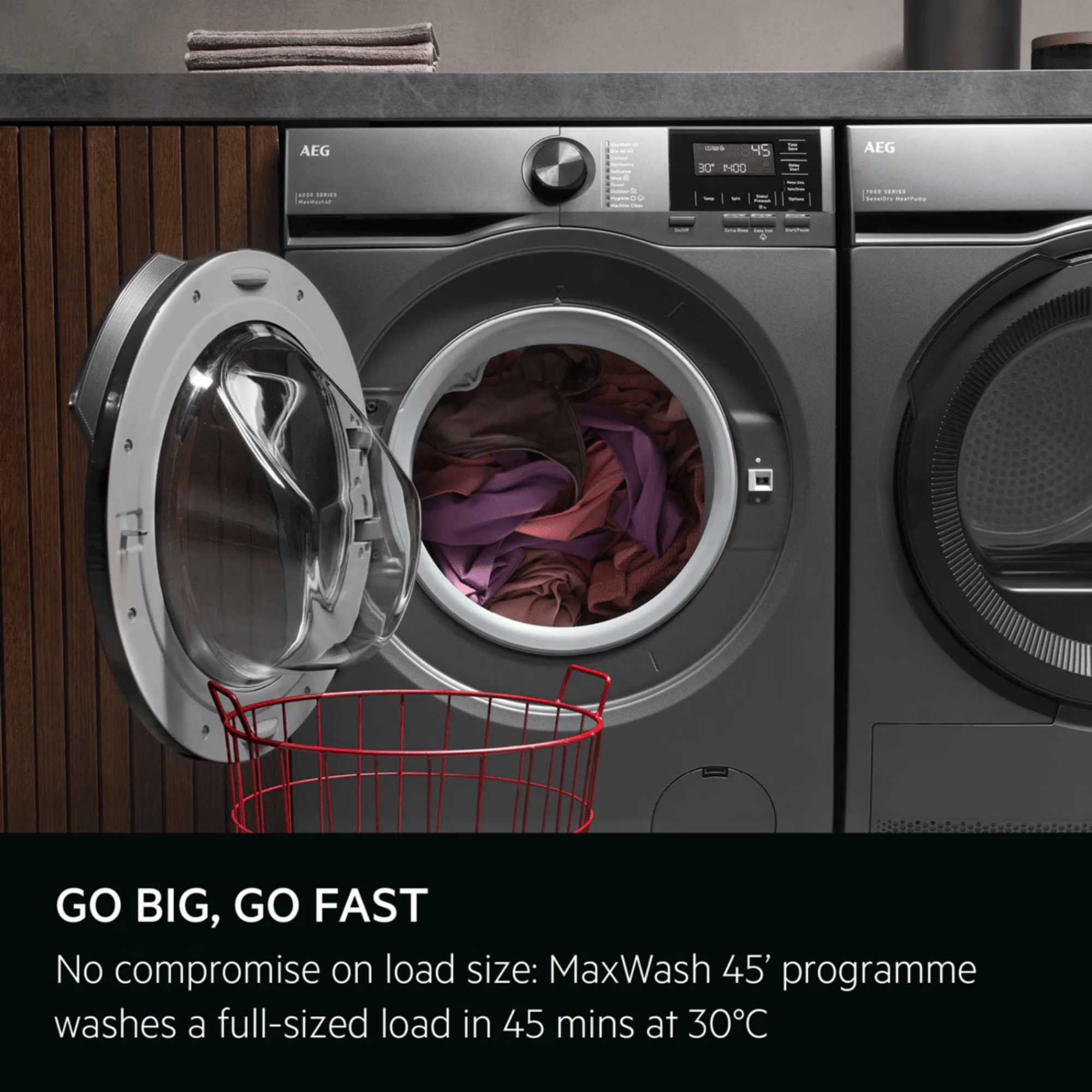 Series 6000 8kg 1400rpm Washing Machine - LFED61844B