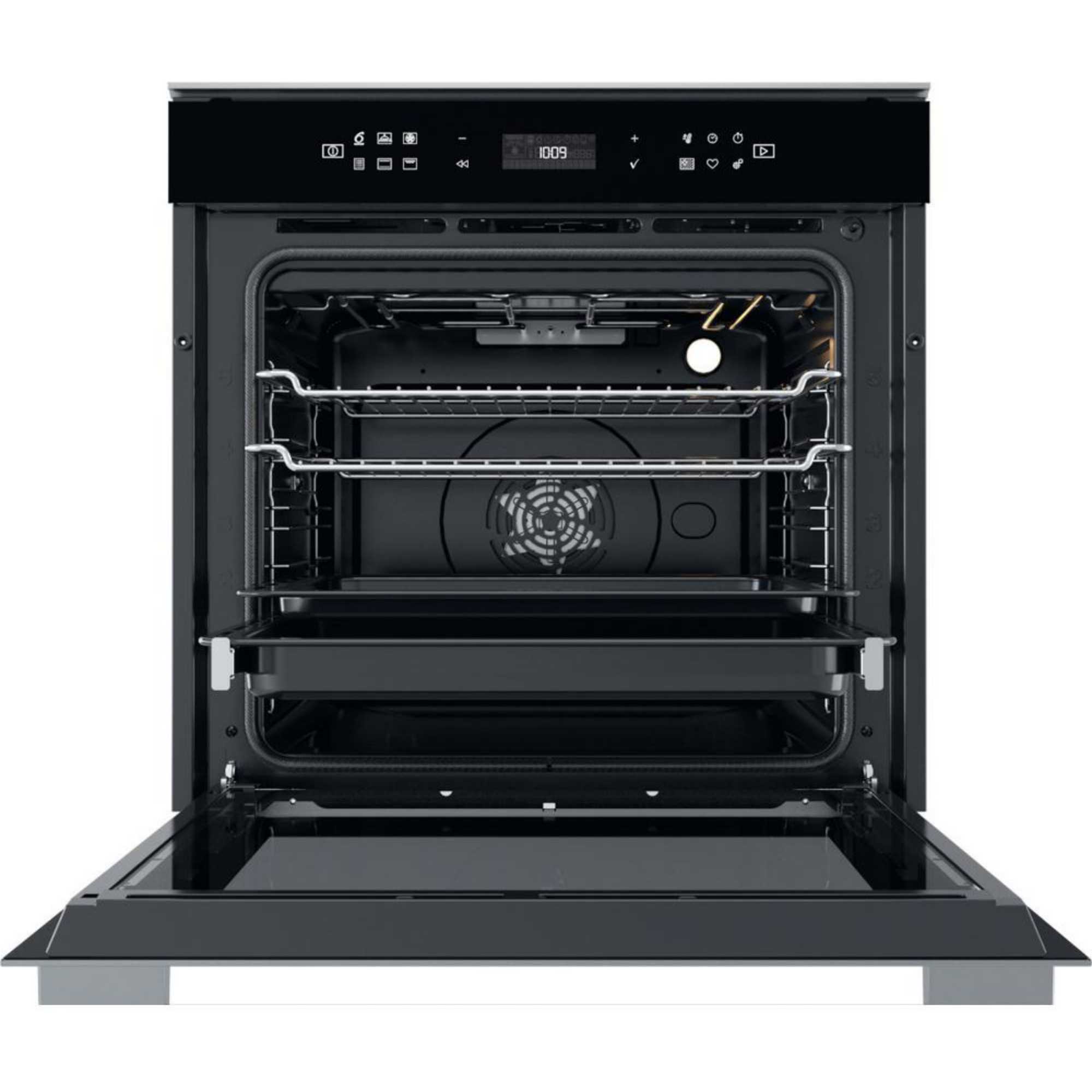 W7OM44S1P 73l Built-In Electric Pyrolytic Single Oven - Stainless Steel