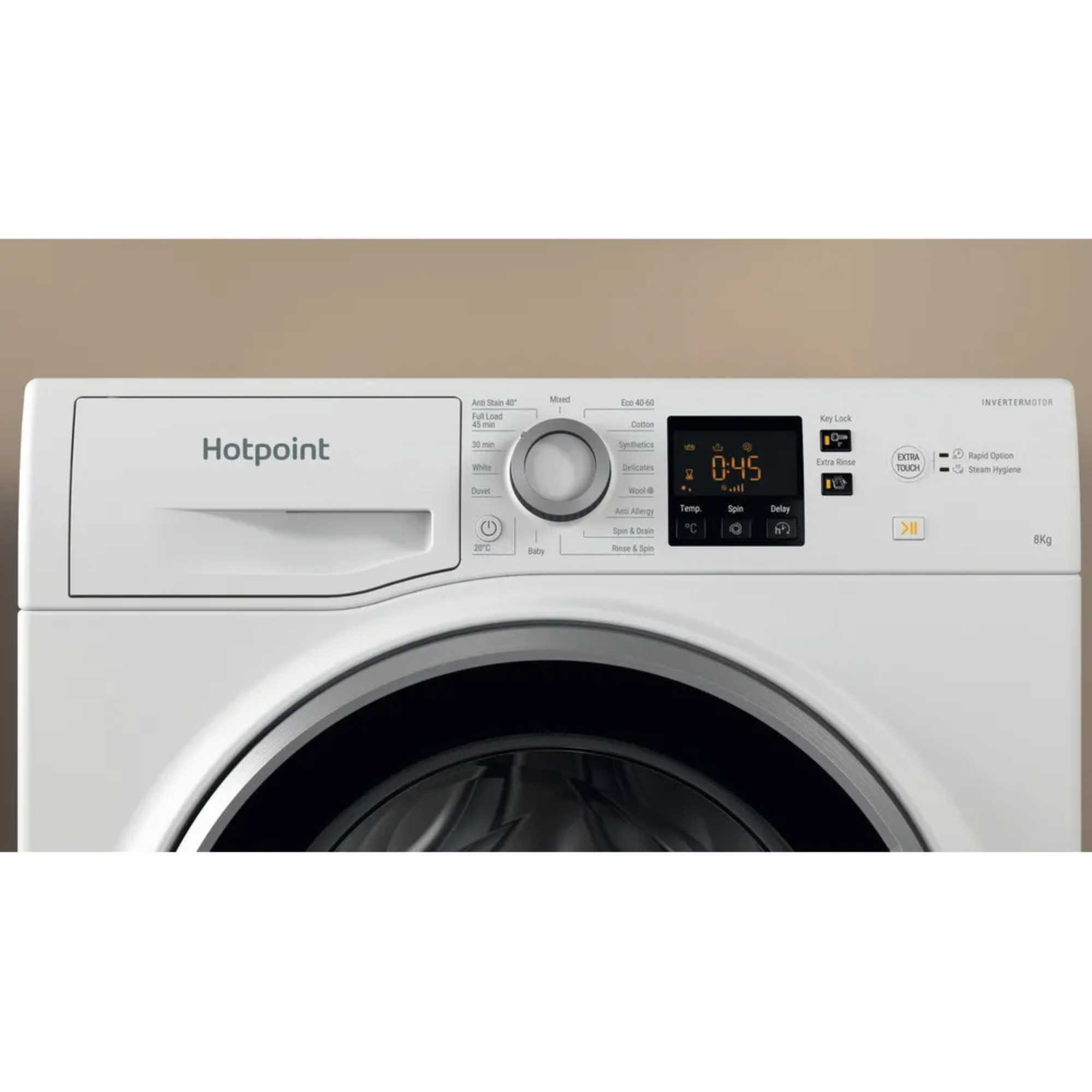 8kg 1400rpm Washing Machine - NSWE846WSUK