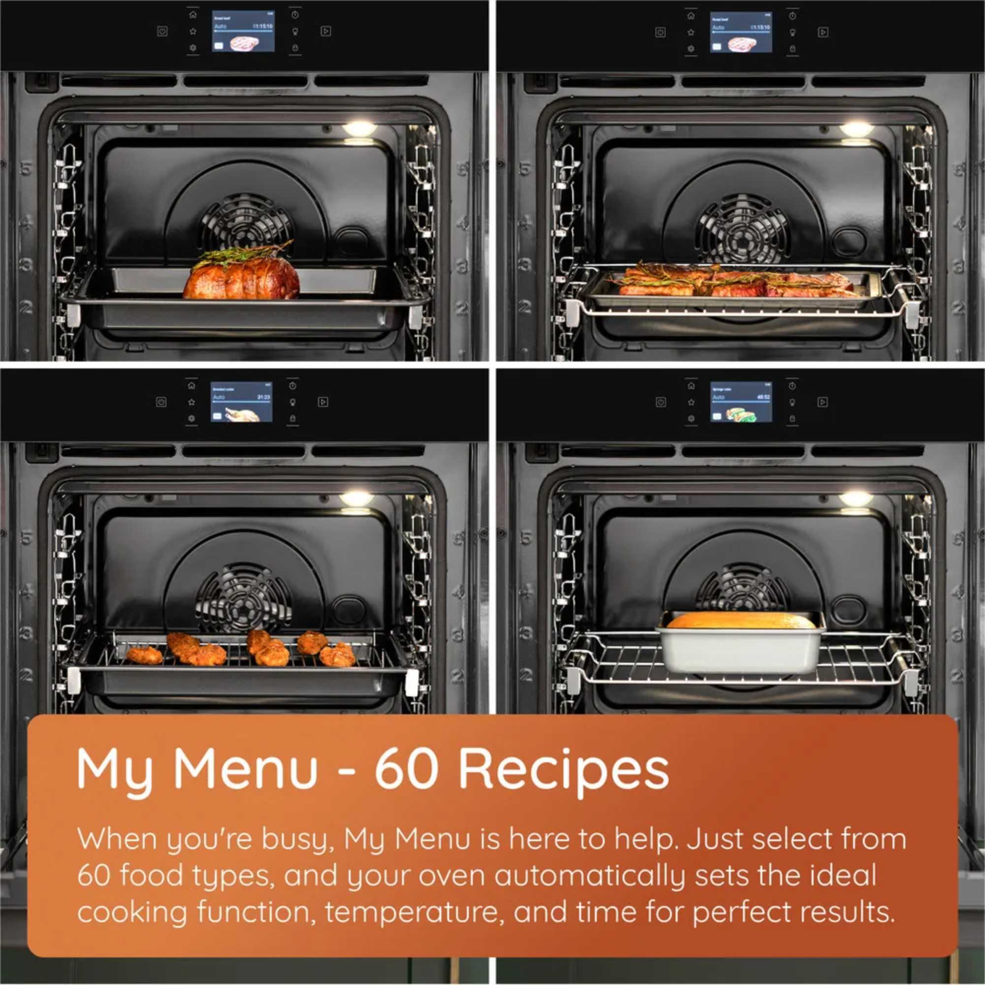 HOI68PPT2SBUK Class 6 Built-In Electric Single Oven - Black