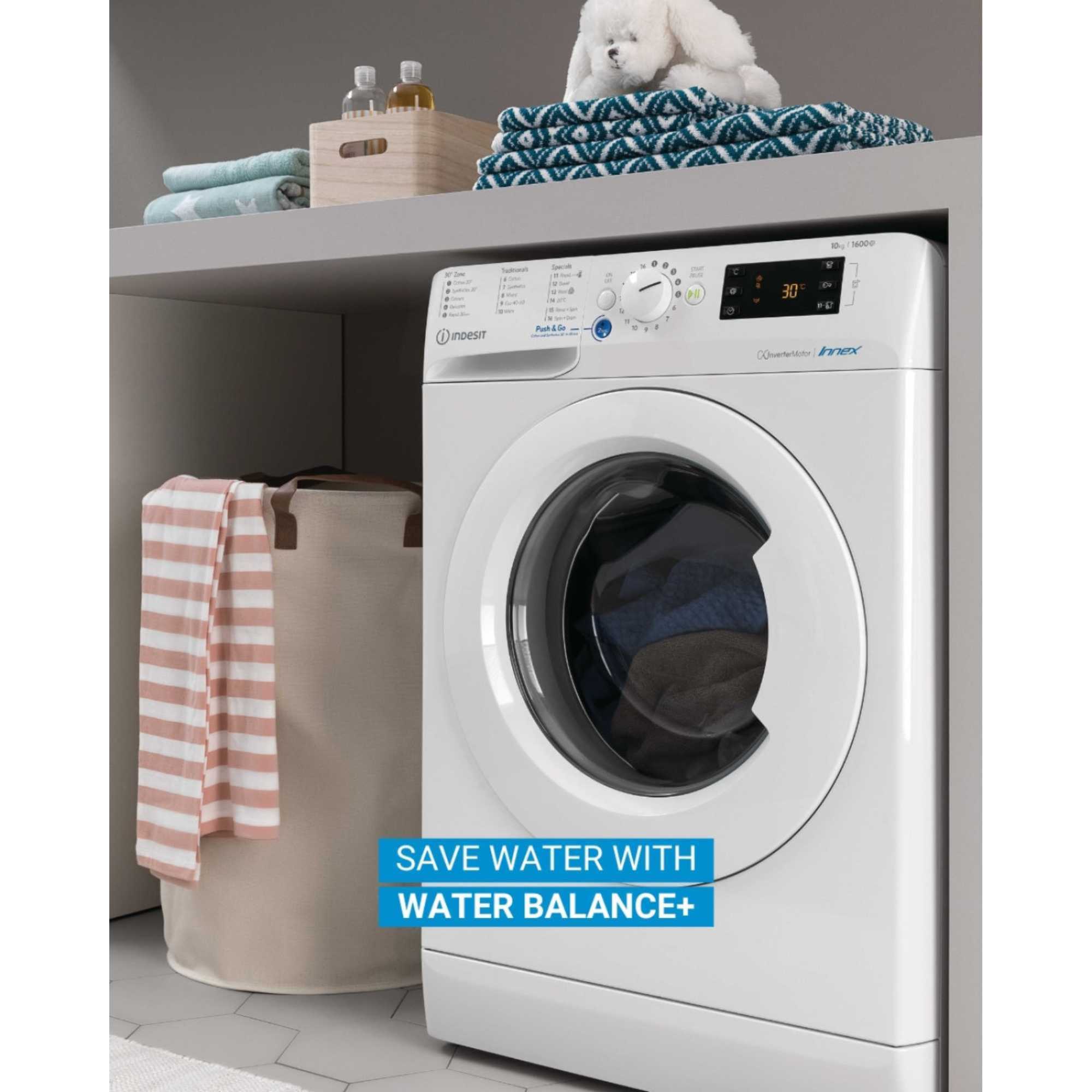 MyTime 7kg 1400rpm Washing Machine - MTWC 71485 W UK