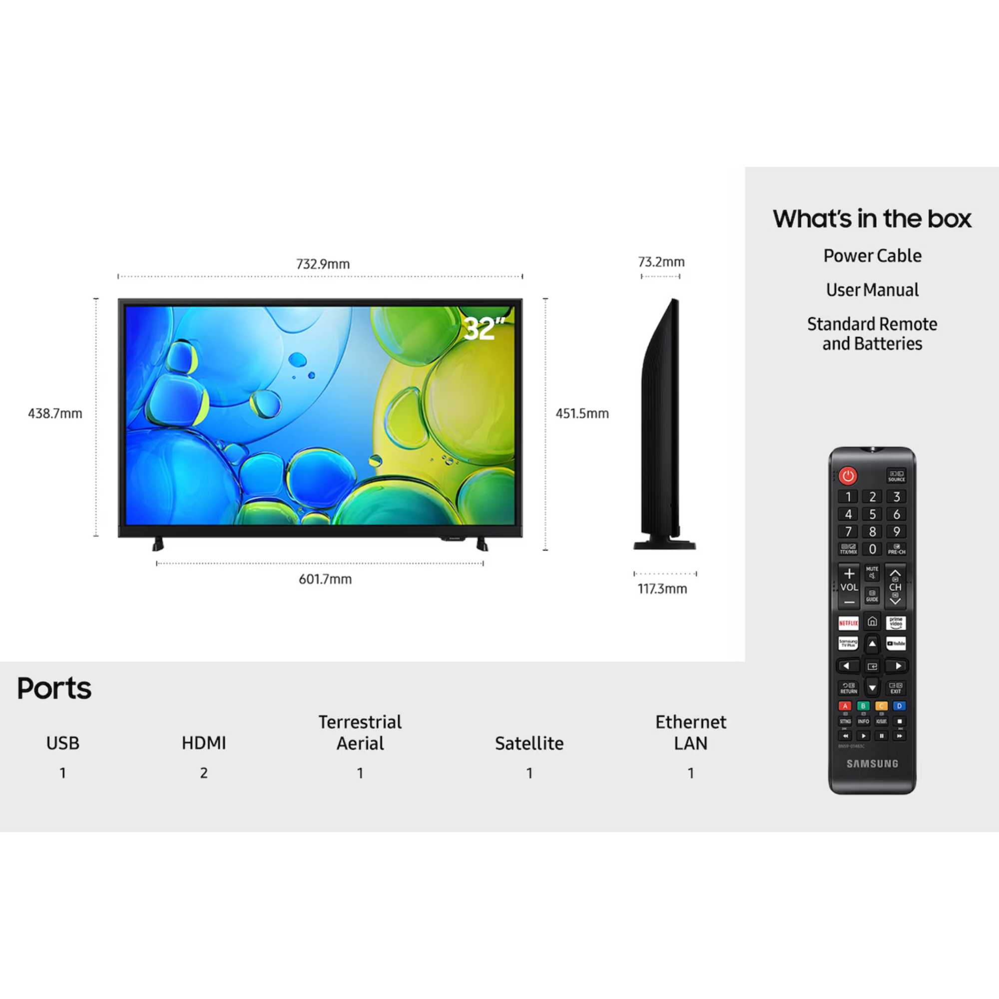 F6000 32" Full HD LED Smart TV - UE32F6000F
