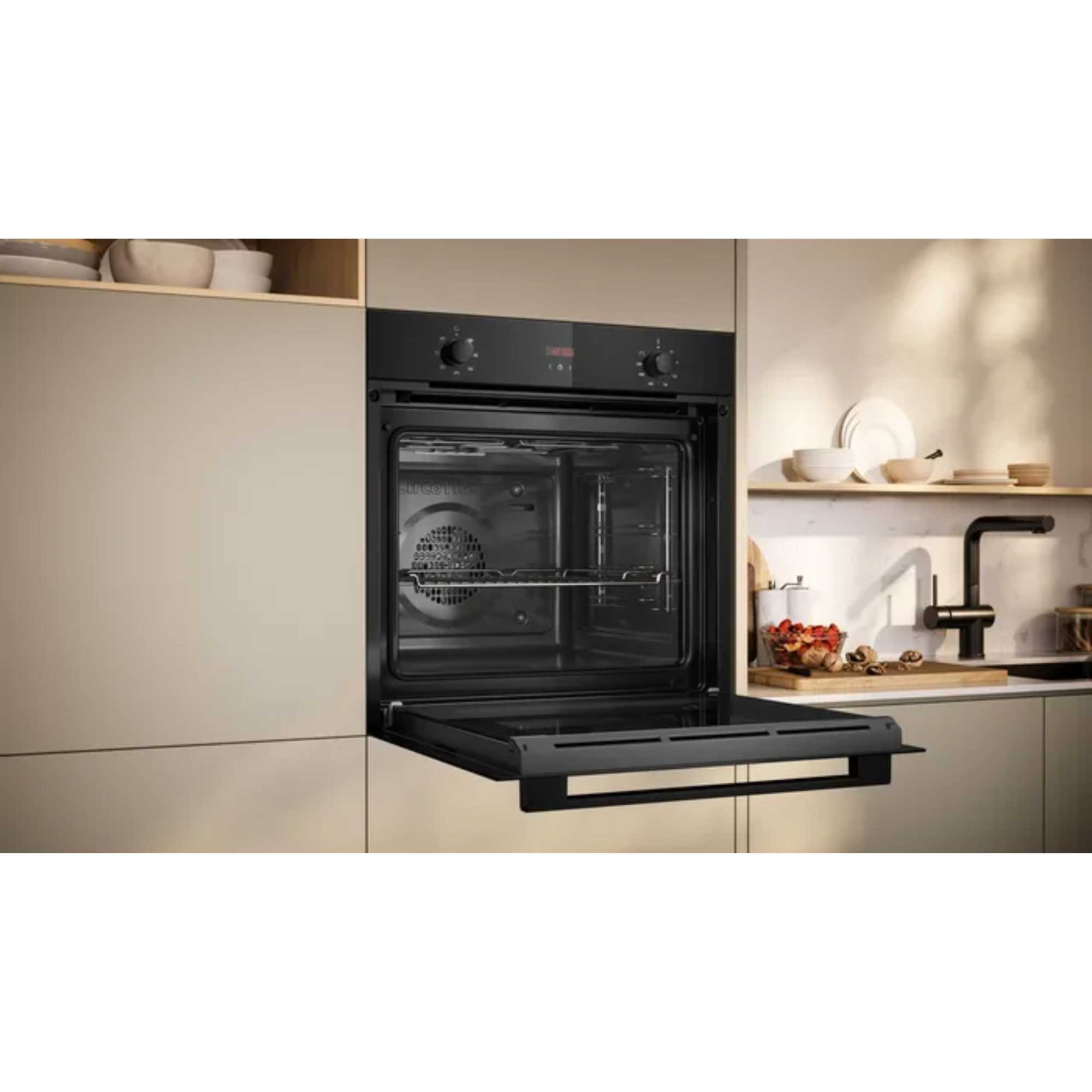 B1DCC0AK3B N 30 71l 60cm Built-In Oven - Black