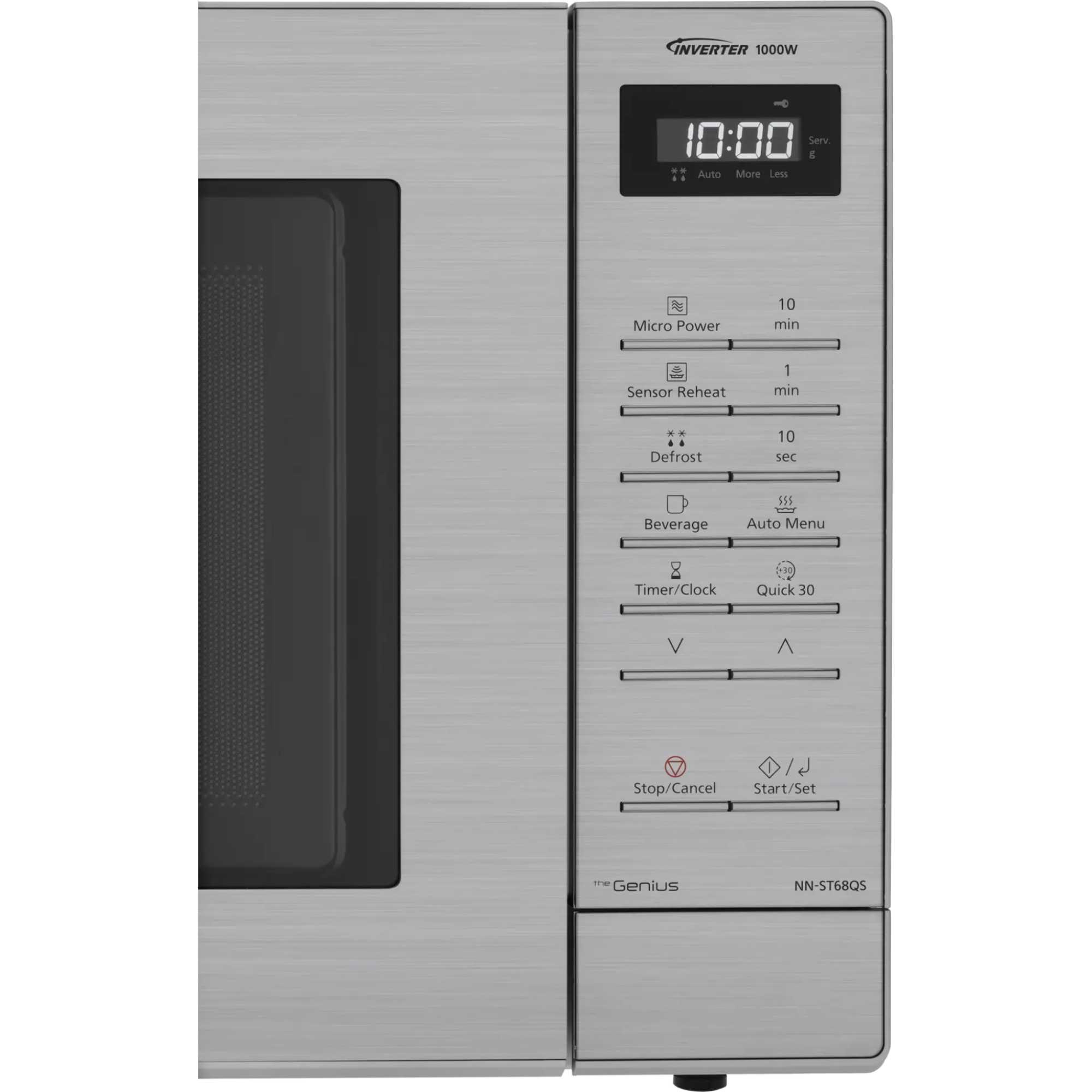 NN-ST68QS Inverter Solo 32L 1000W Microwave - Stainless Steel