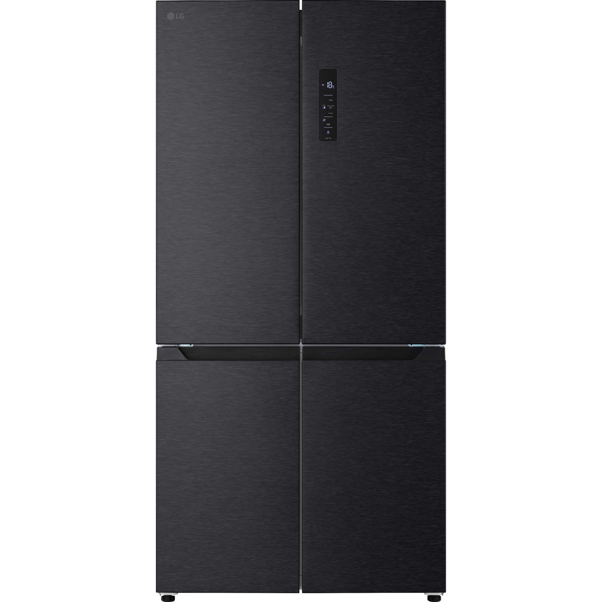 American Style Fridge Freezer Total No Frost - Black - GMM42ABBEH