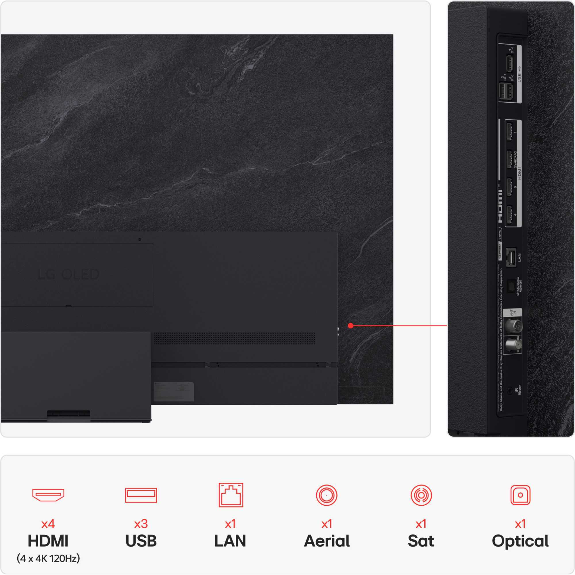 C54LA 83" 4K HDR Smart webOS TV with AI Concierge - OLED83C54LA