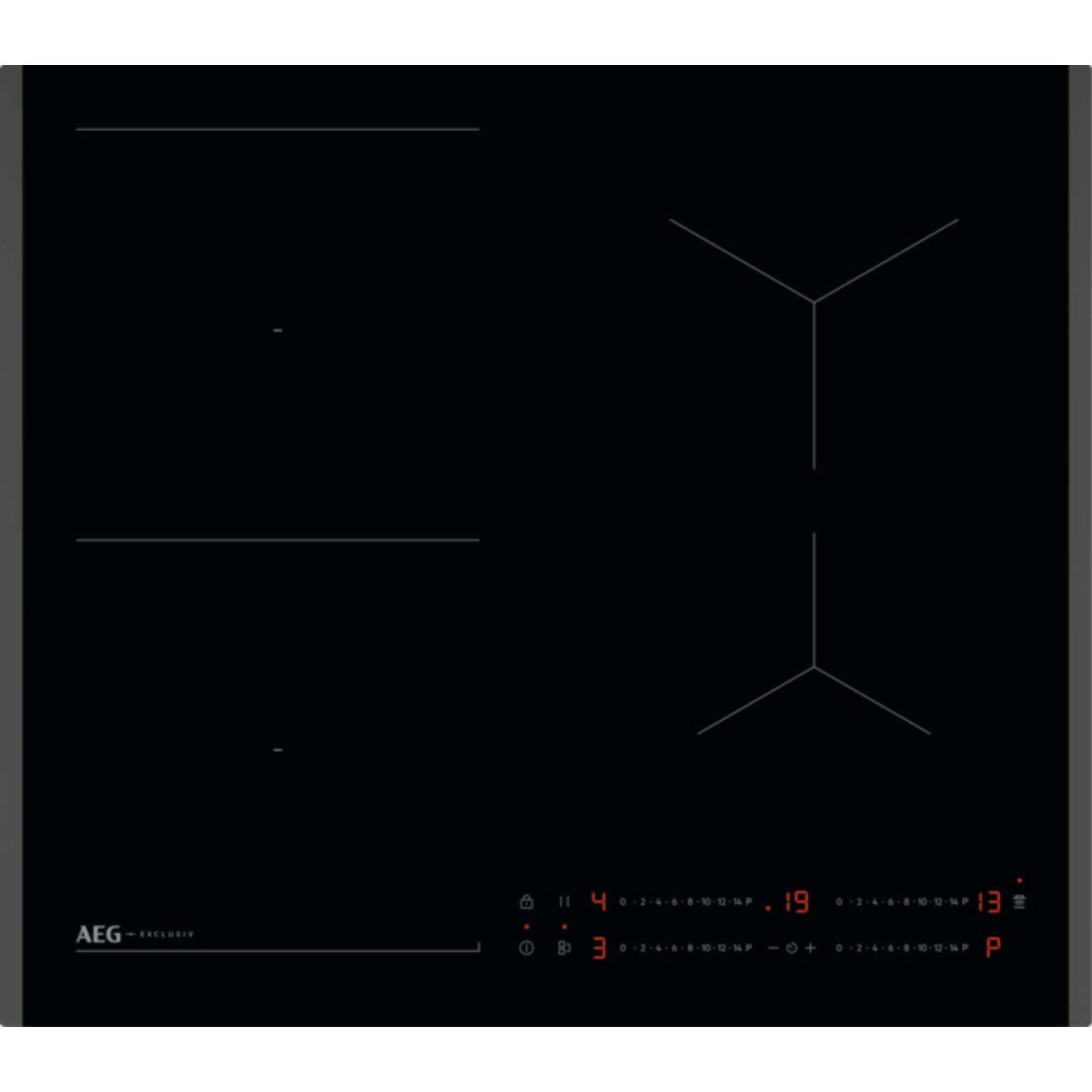 AEG - Induction Hob - 4 Zone - 59cm - Black