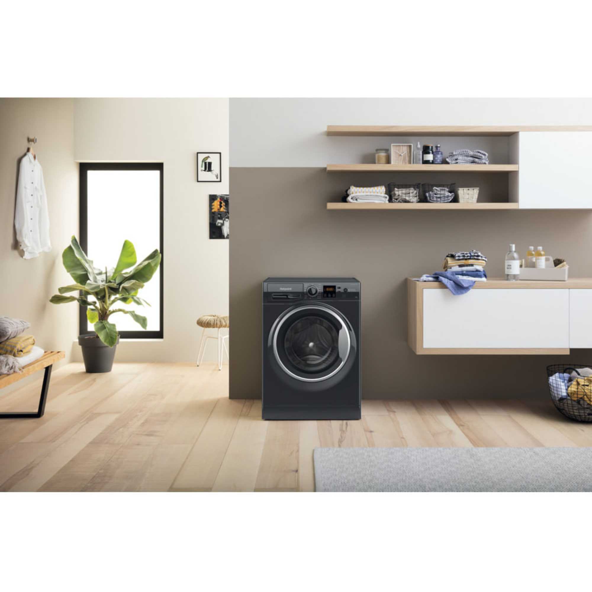 Anti-Stain 10kg 1400rpm Washing Machine - NSWM 1046 BS UK