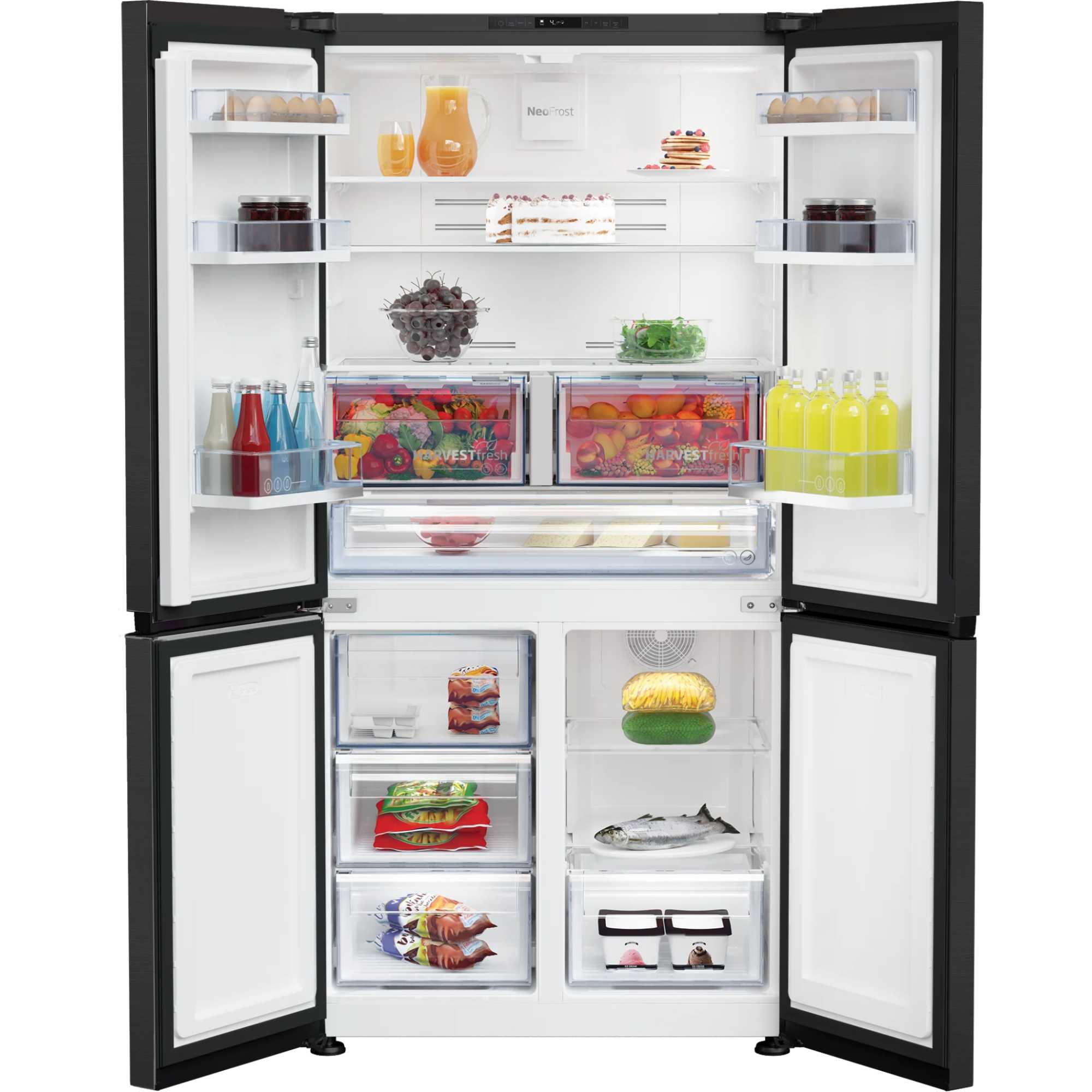 GN446224VPZ 572L NeoFrost U/S Fridge Freezer - Black Steel