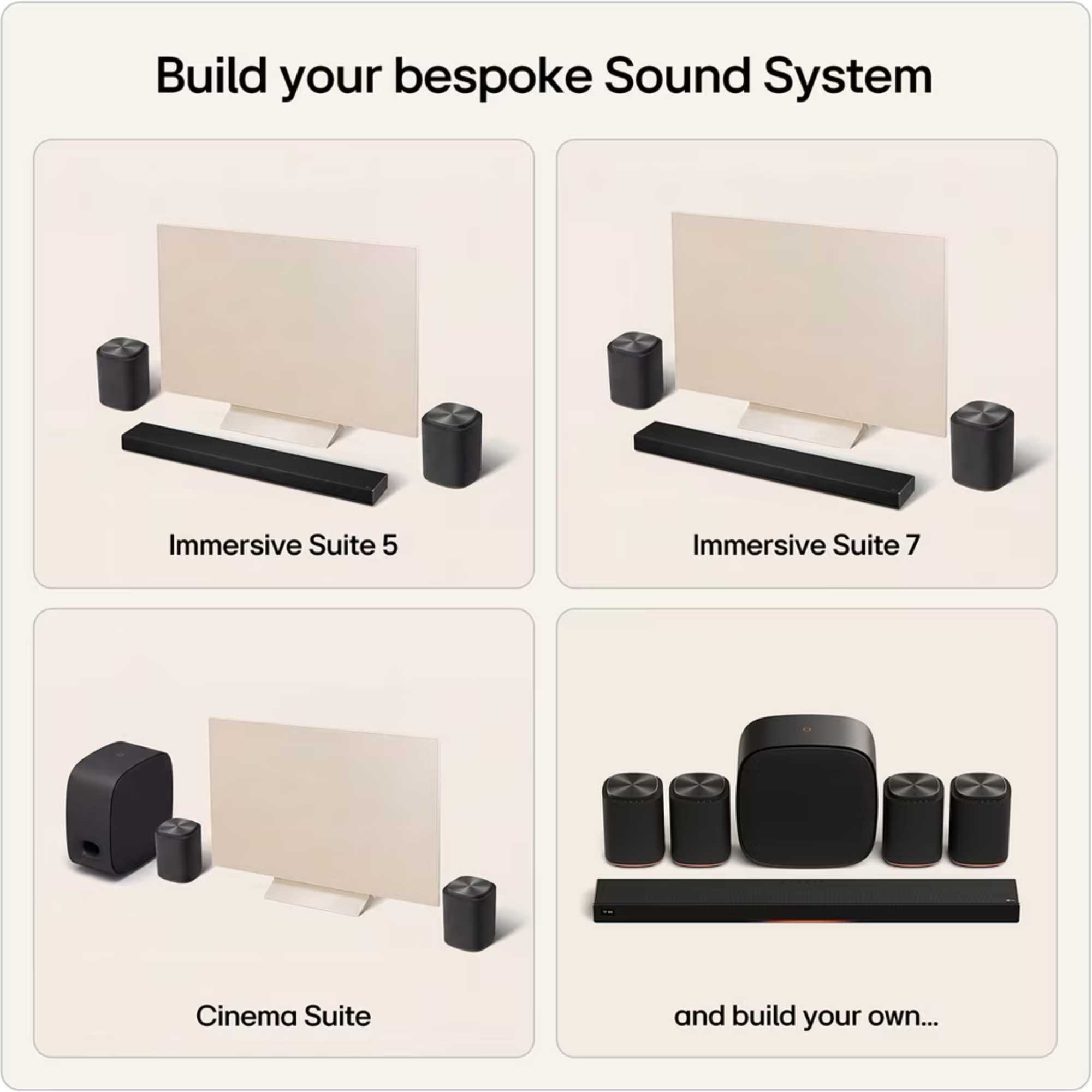 Sound Suite H7 All-in-One Soundbar 9.1.6 Spatial Sound - Black