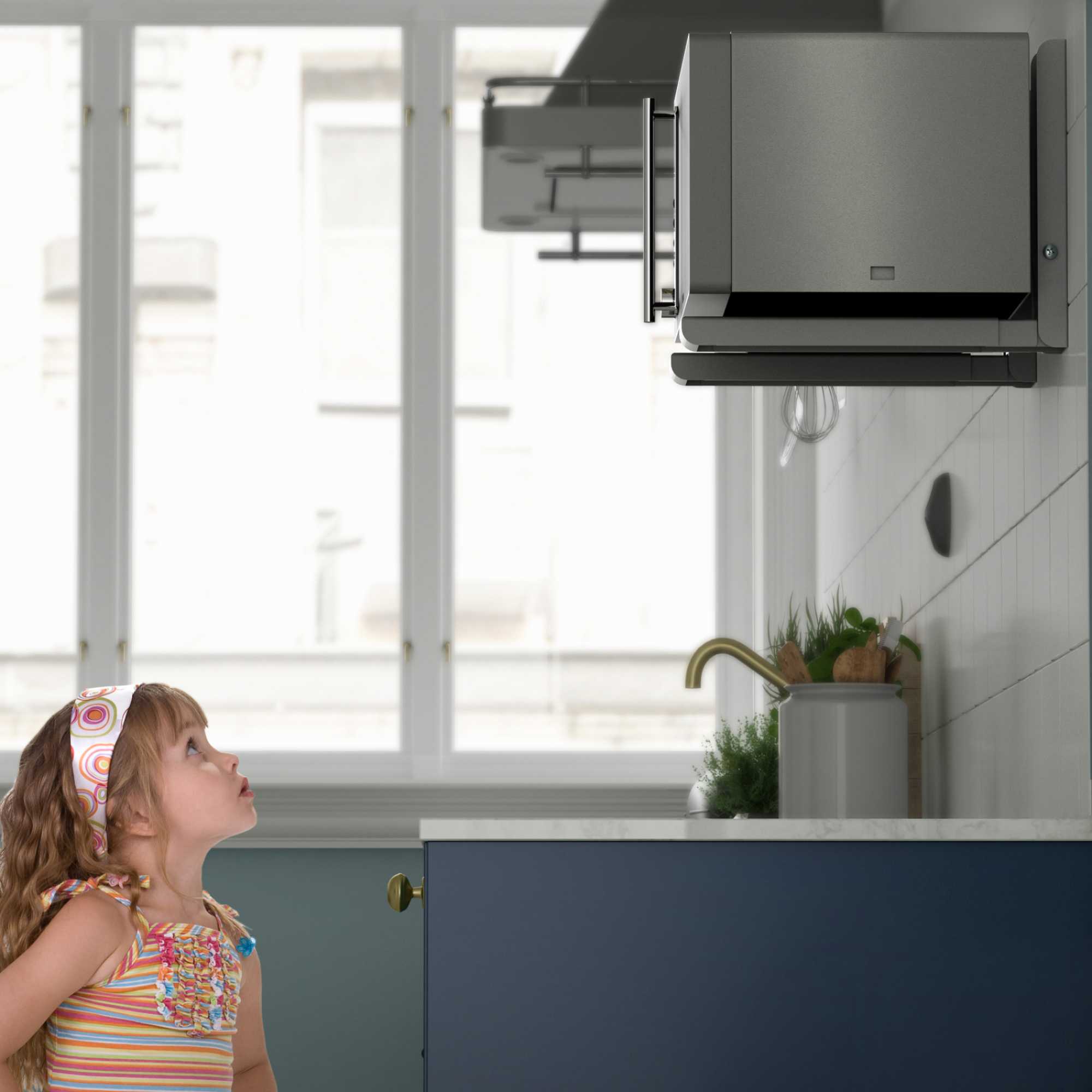 EM60S Universal Microwave Bracket - Silver