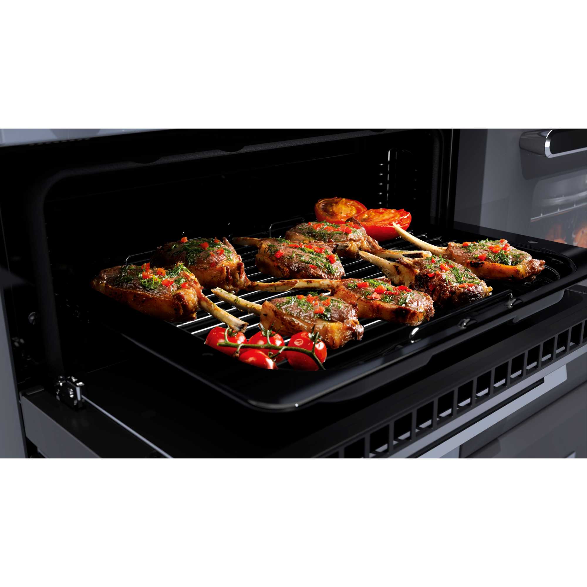 Estel Deluxe 100 100cm Dual Fuel Range Cooker - ESDL100DFPSLT/CM1