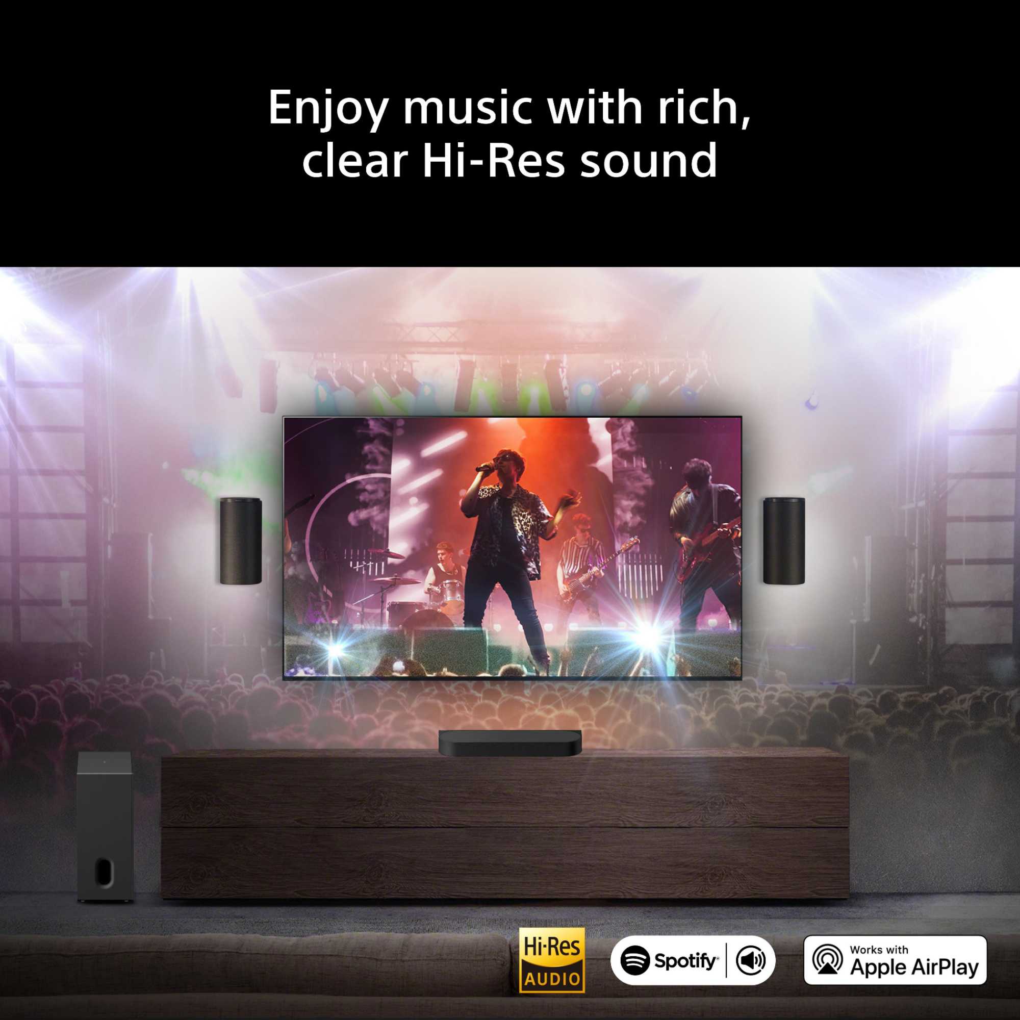 HTA8KIT BRAVIA 5.1 To 7.1 Channel Theatre Trio Surround Sound System