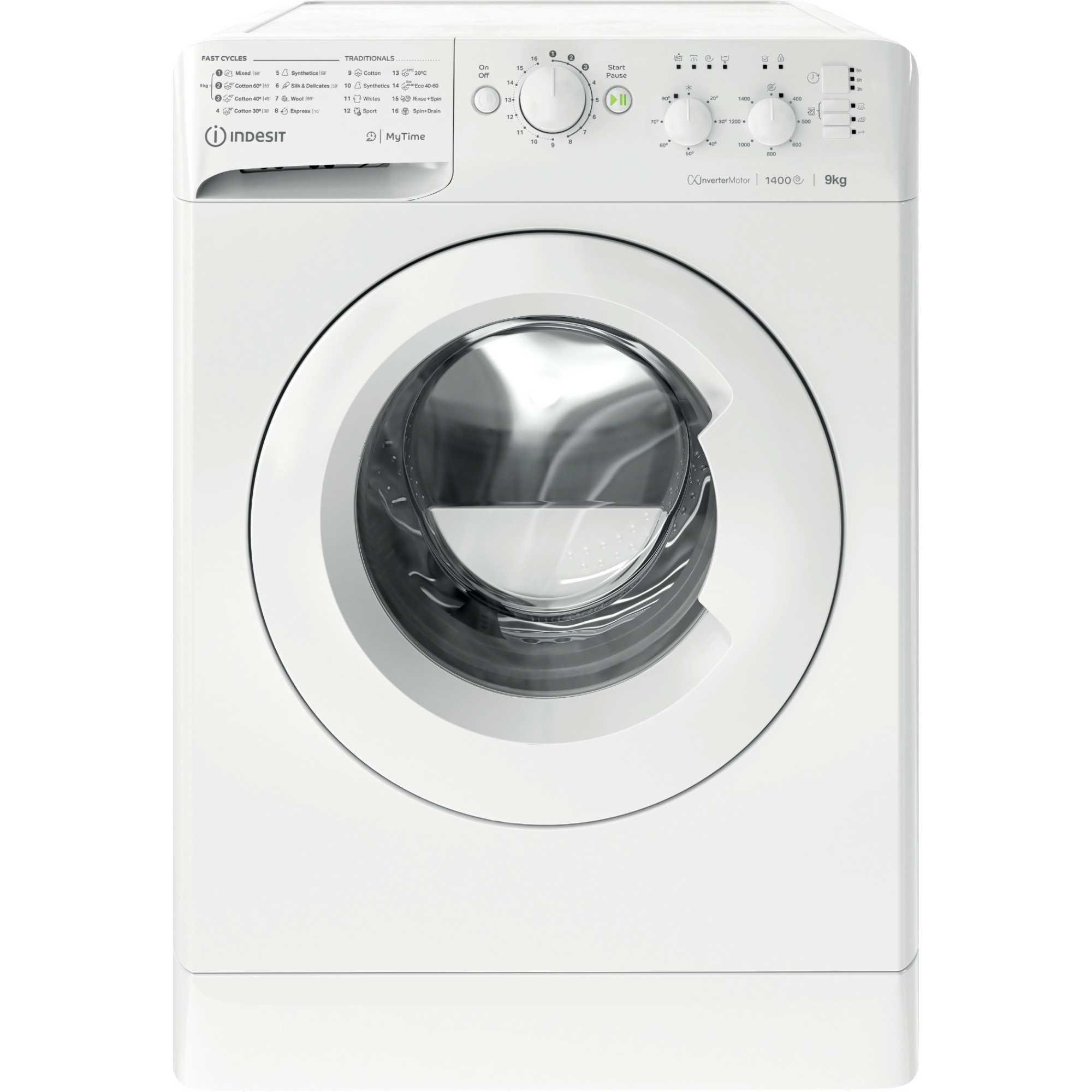 MTWC 91495 W UK N MyTime 9kg 1400rpm Washing Machine - White