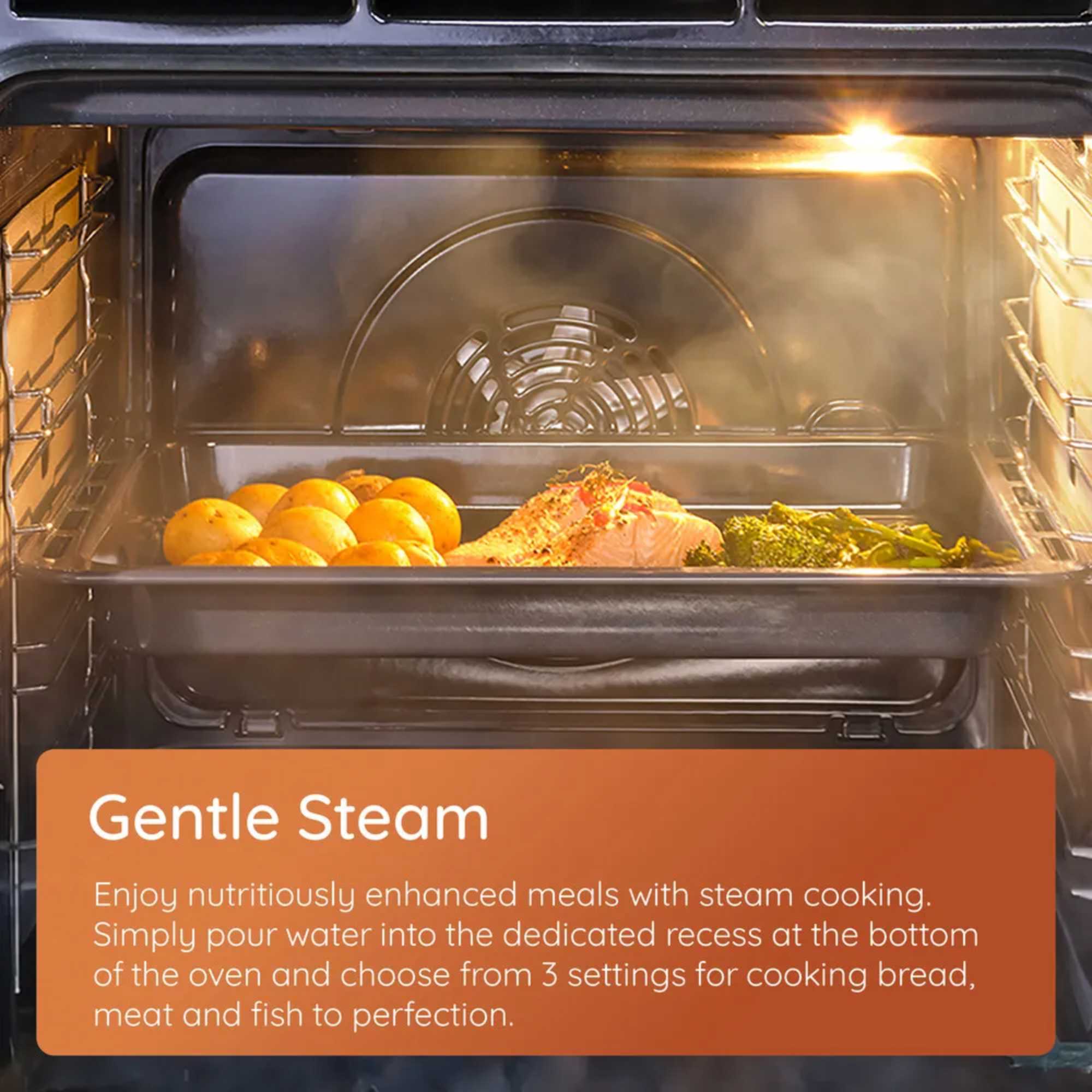 HOIM4S8PM0XUK Class 4 Built-In Electric Single Oven with Air Fry - S/Steel