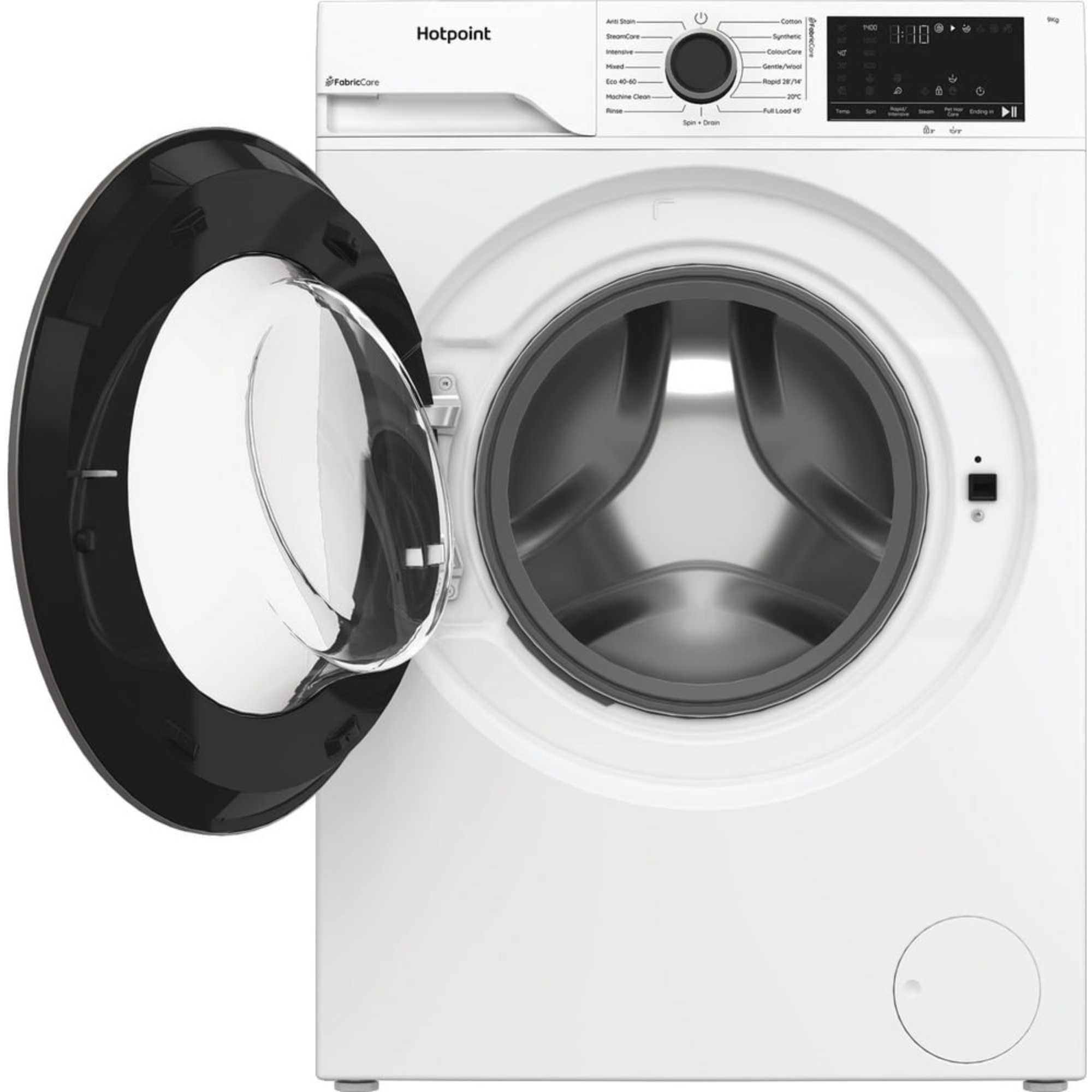 Fabric Care with PetHairCare 9kg 1400rpm Washing Machine - HB 93 CARE UK