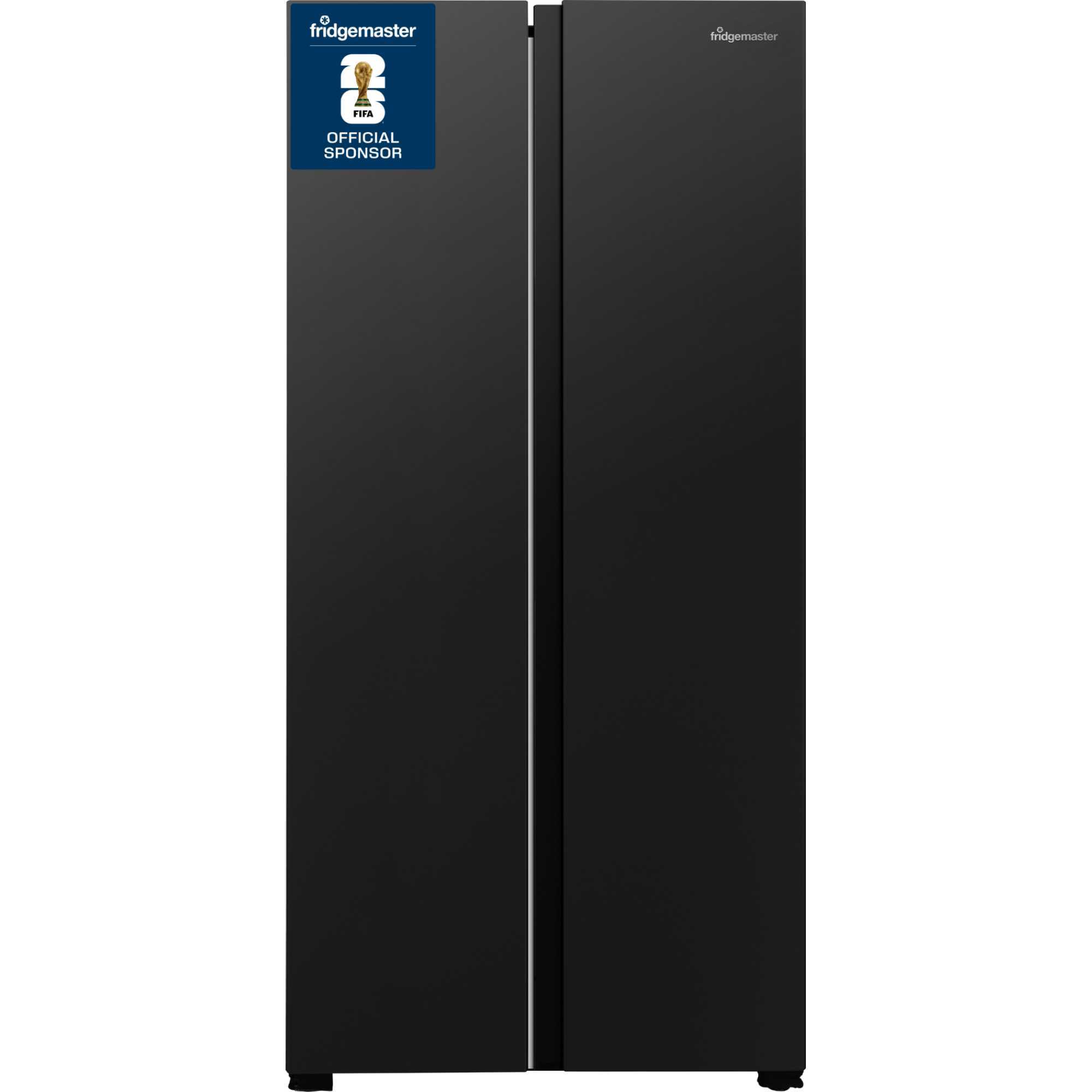 MS83430EB 441l Side By Side American Style Fridge Freezer - Black
