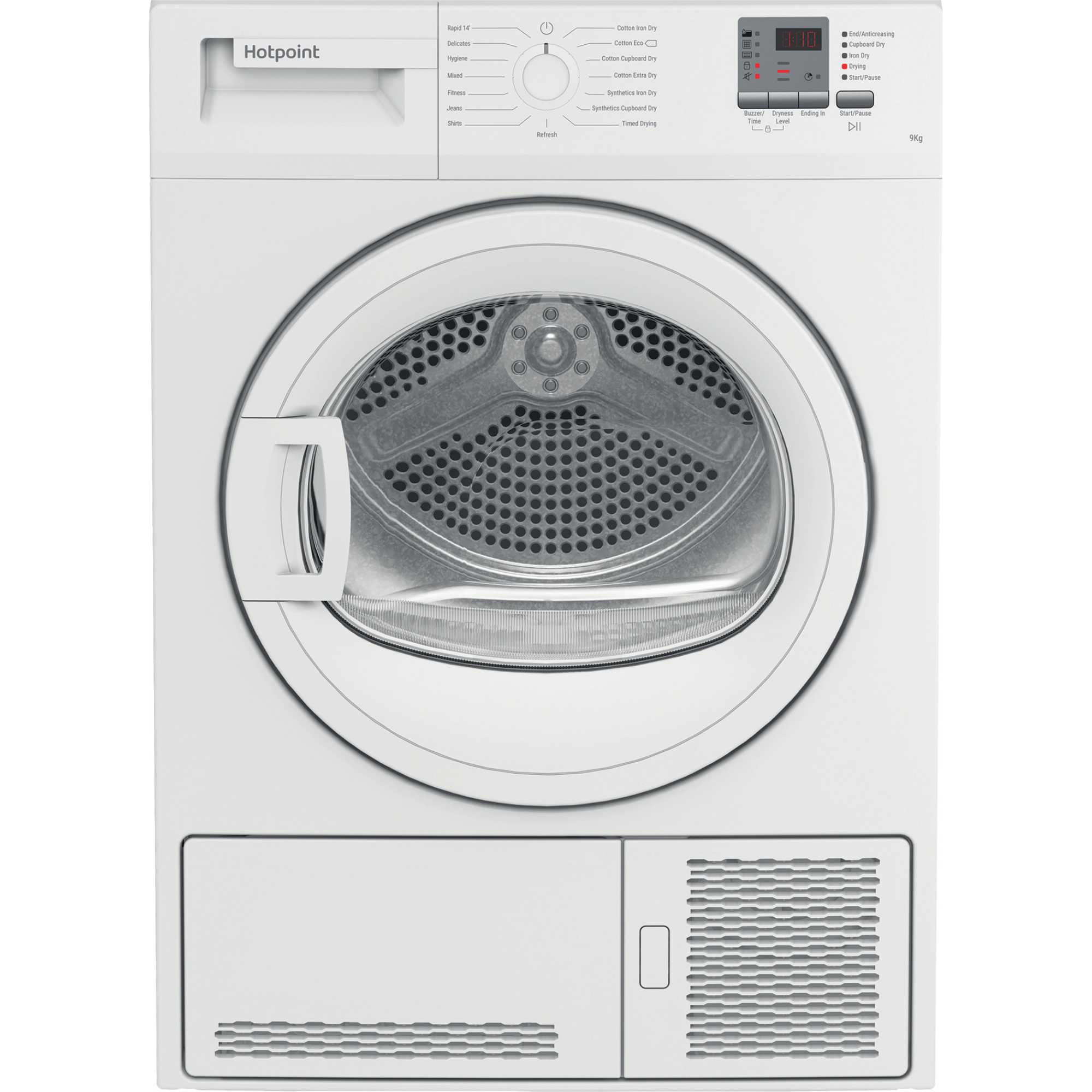 C HD C92 WWGD UK 9kg Condenser Tumble Dryer - White