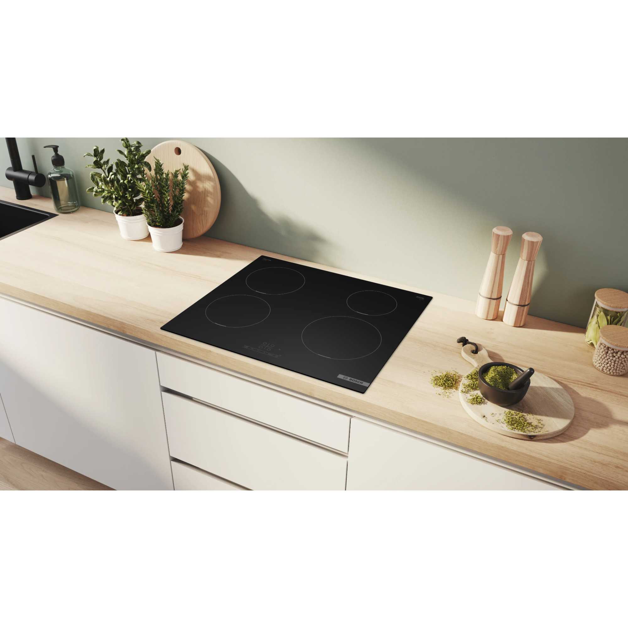 Series 4 60cm 4 Zone Induction Hob - Black