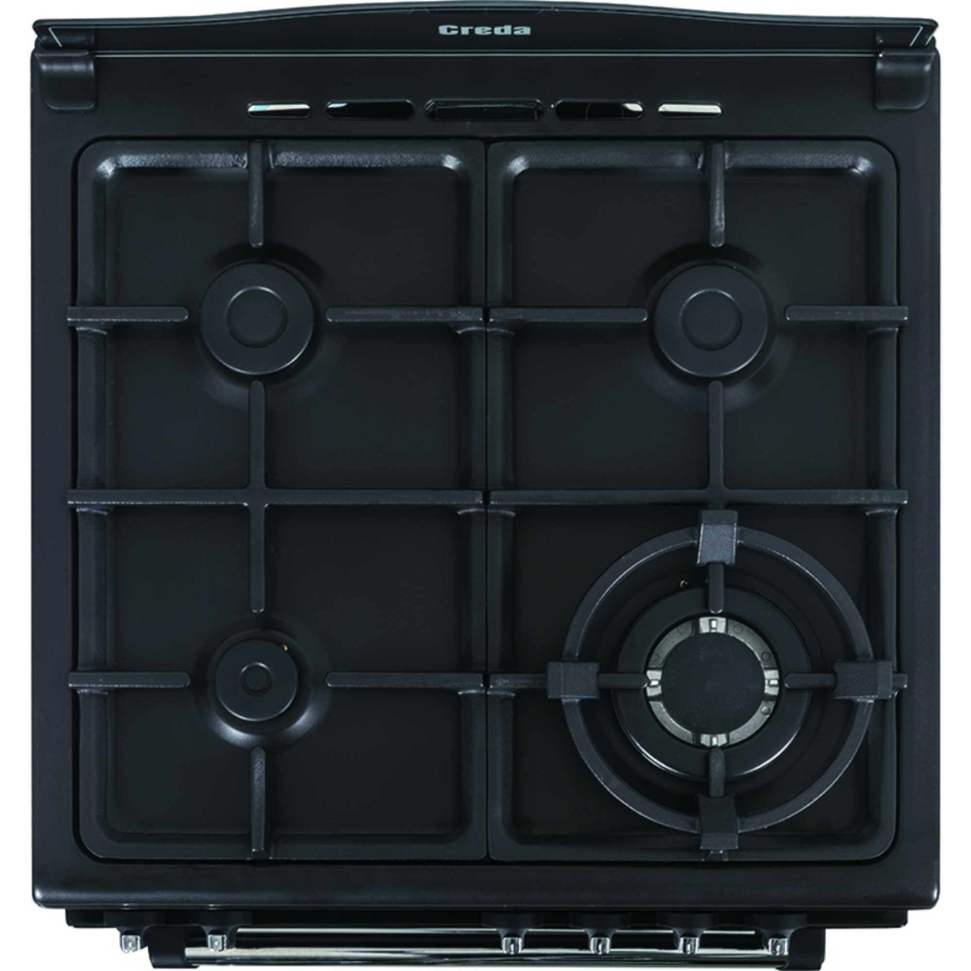 C60DFMRA 600mm Dual Fuel Cooker with Wok Burner - Anthracite