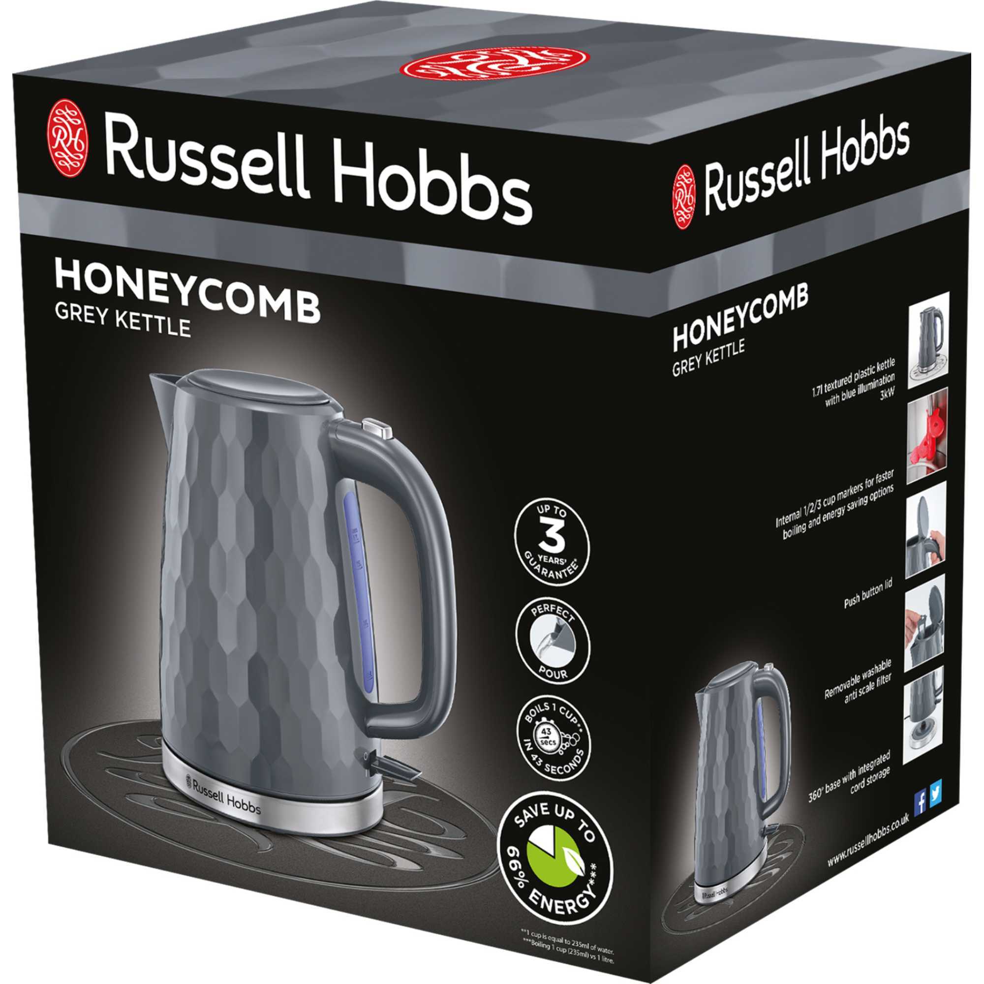 Honeycomb 26053 1.7L 3000W Kettle