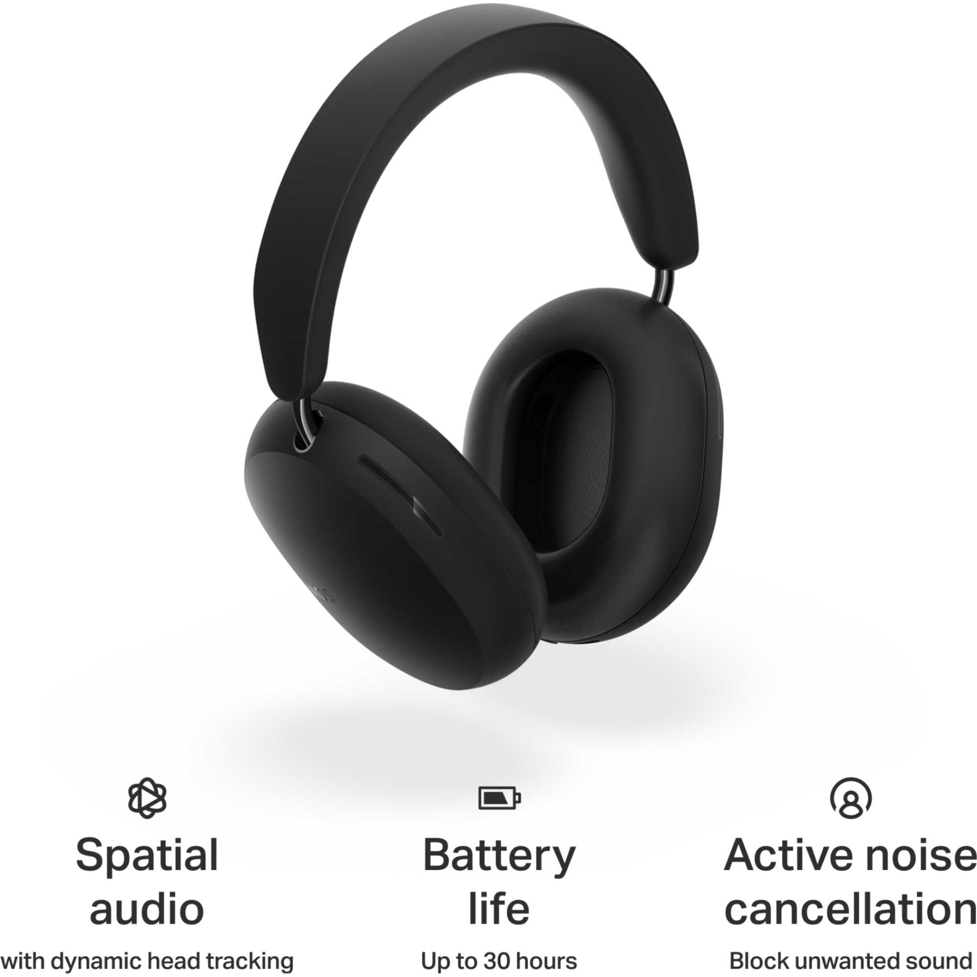ACE Over Ear Wireless Headphones Bluetooth Ready - Black