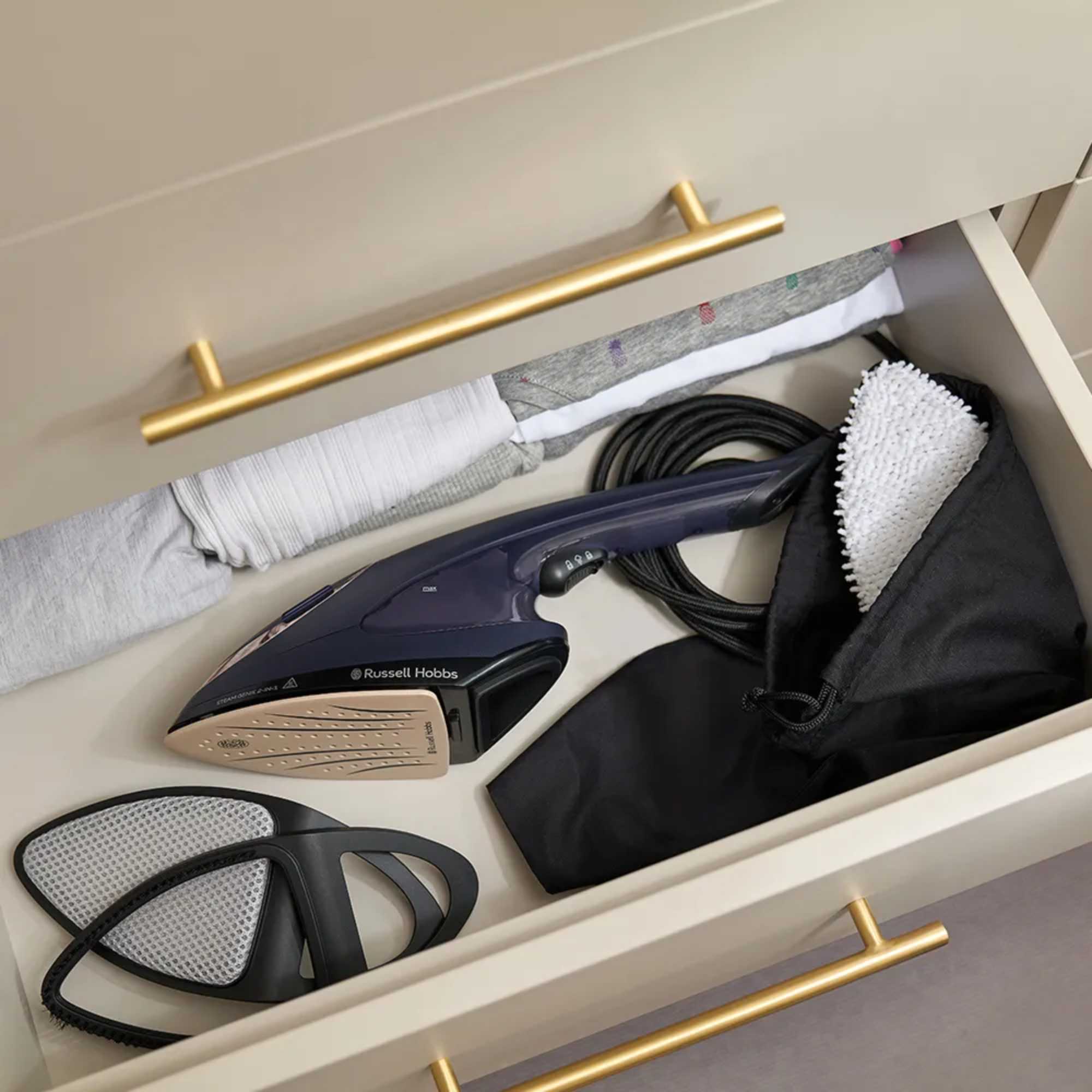 28370 Steam Genie 2 in 1 Handheld Clothes Steamer