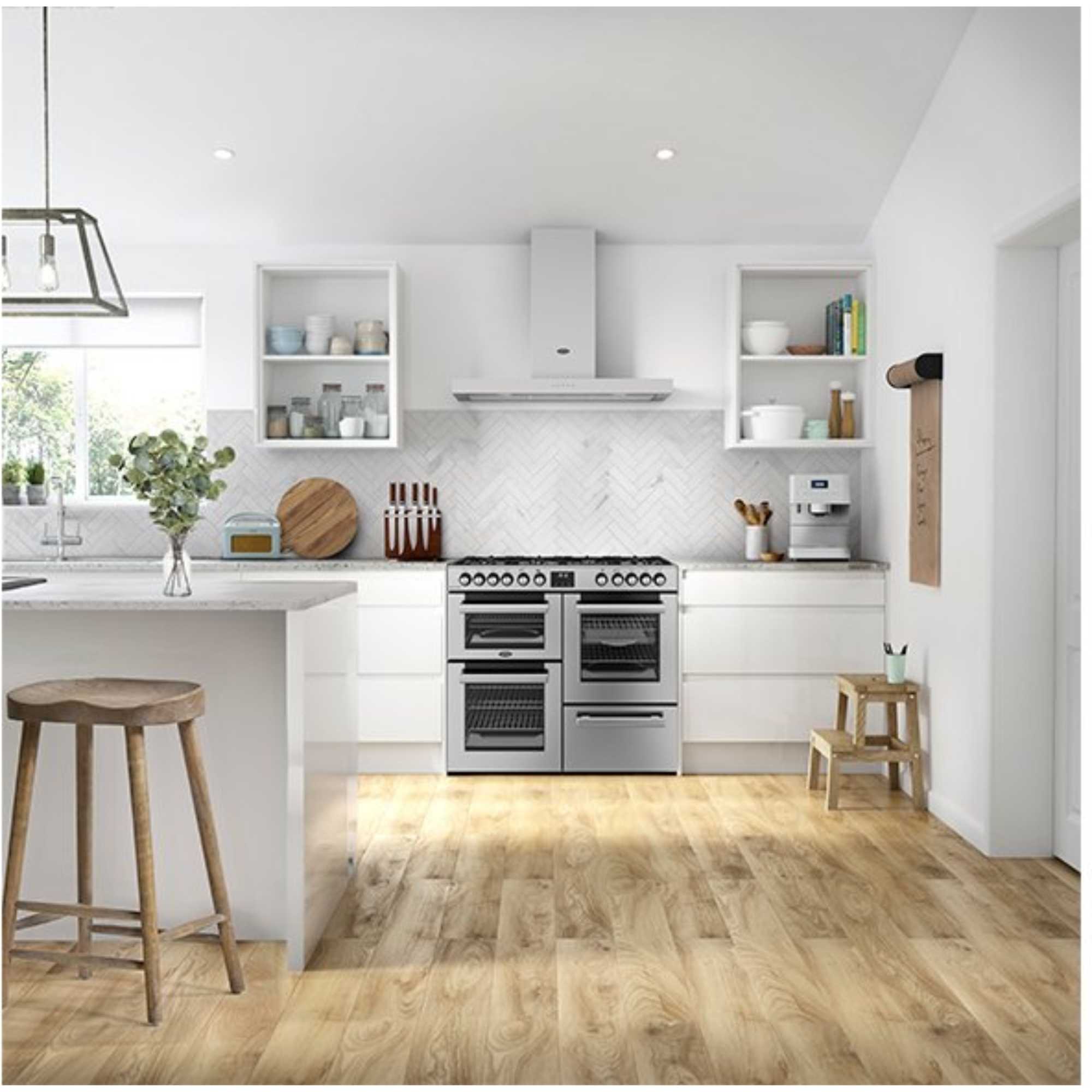 444411800 Cookcentre 100DF Duel Fuel Range Cooker - Stainless Steel