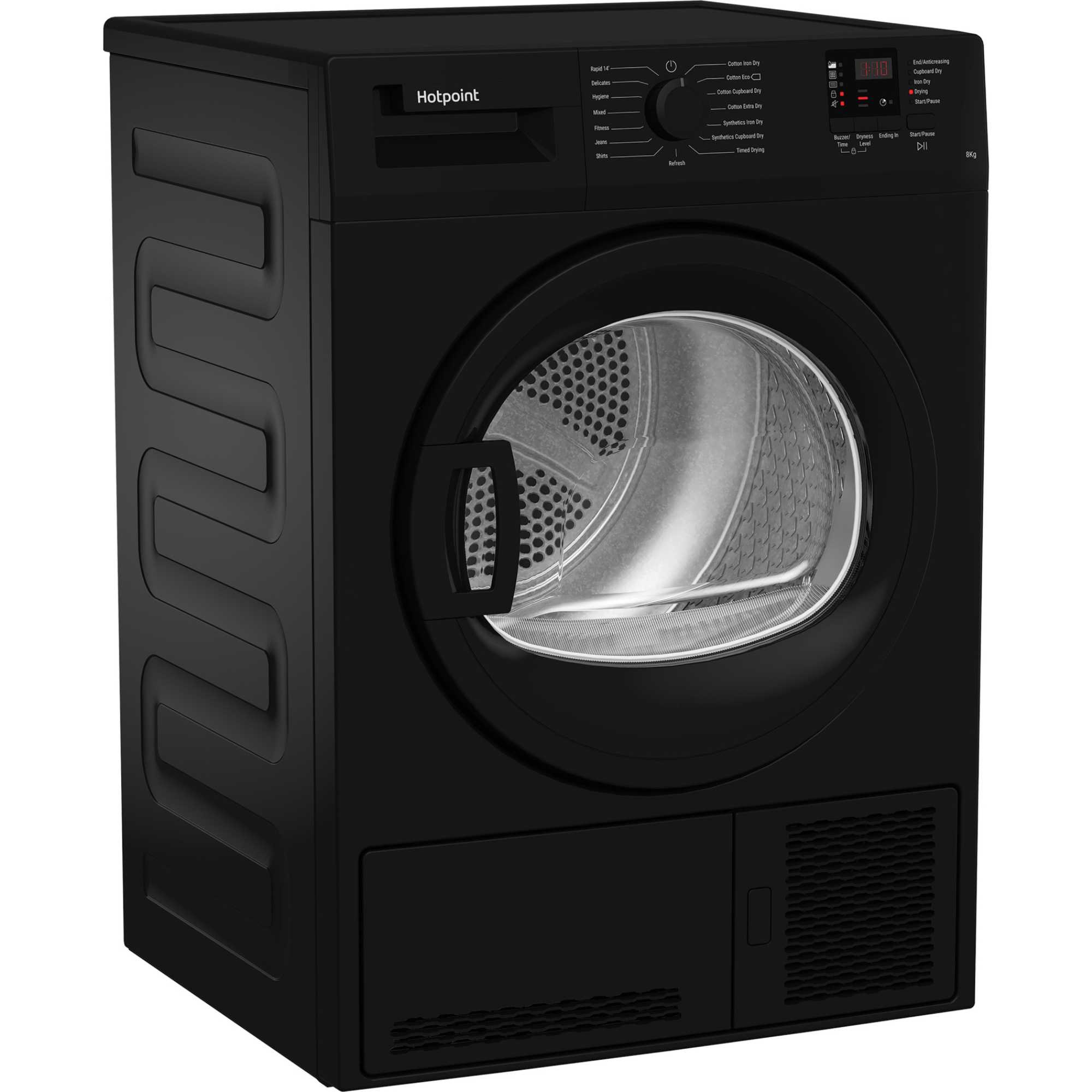 C HD C82 BBGD UK 8kg Condenser Tumble Dryer - Black