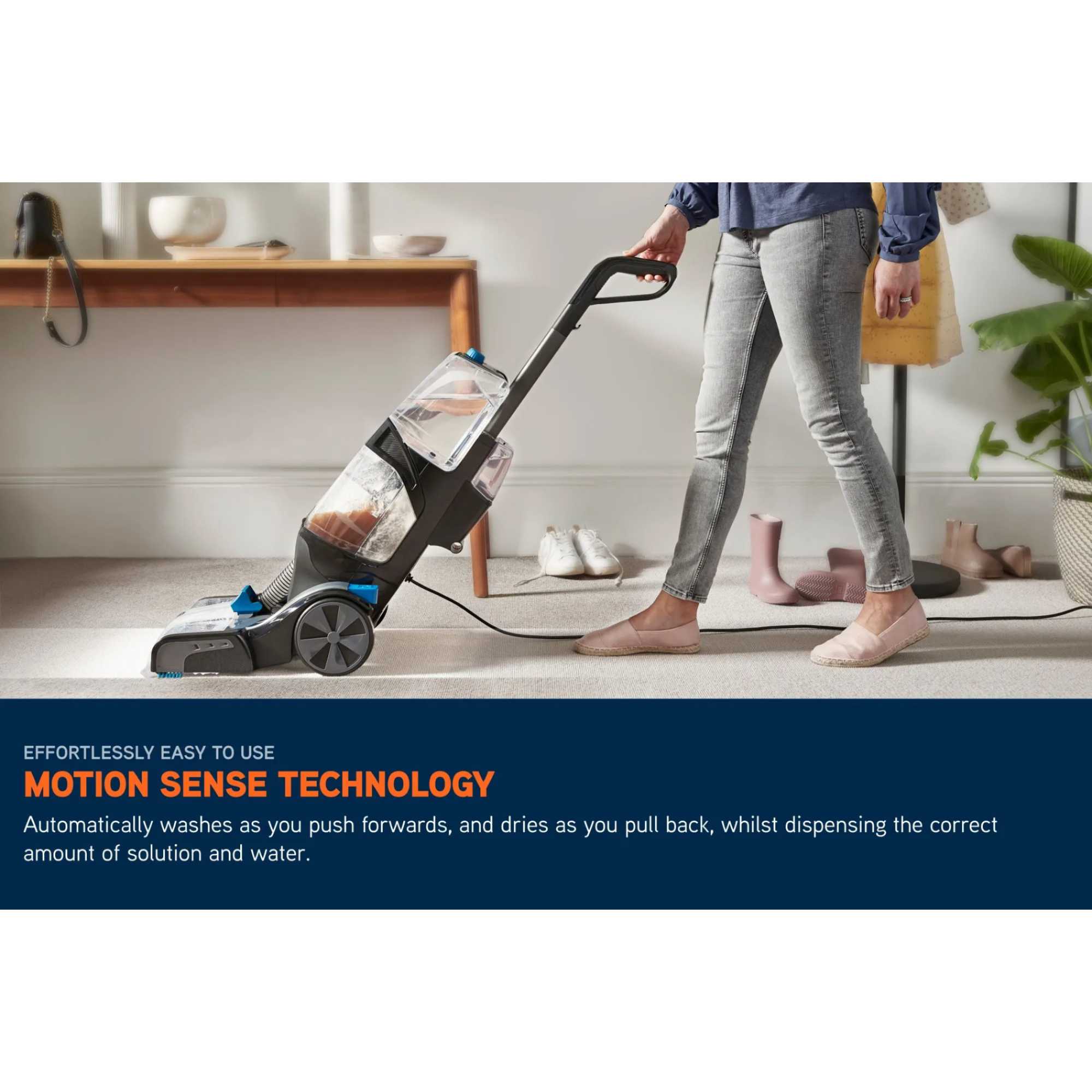 CDCW-SWXS Platinum SmartWash Carpet Cleaner - Black/Blue