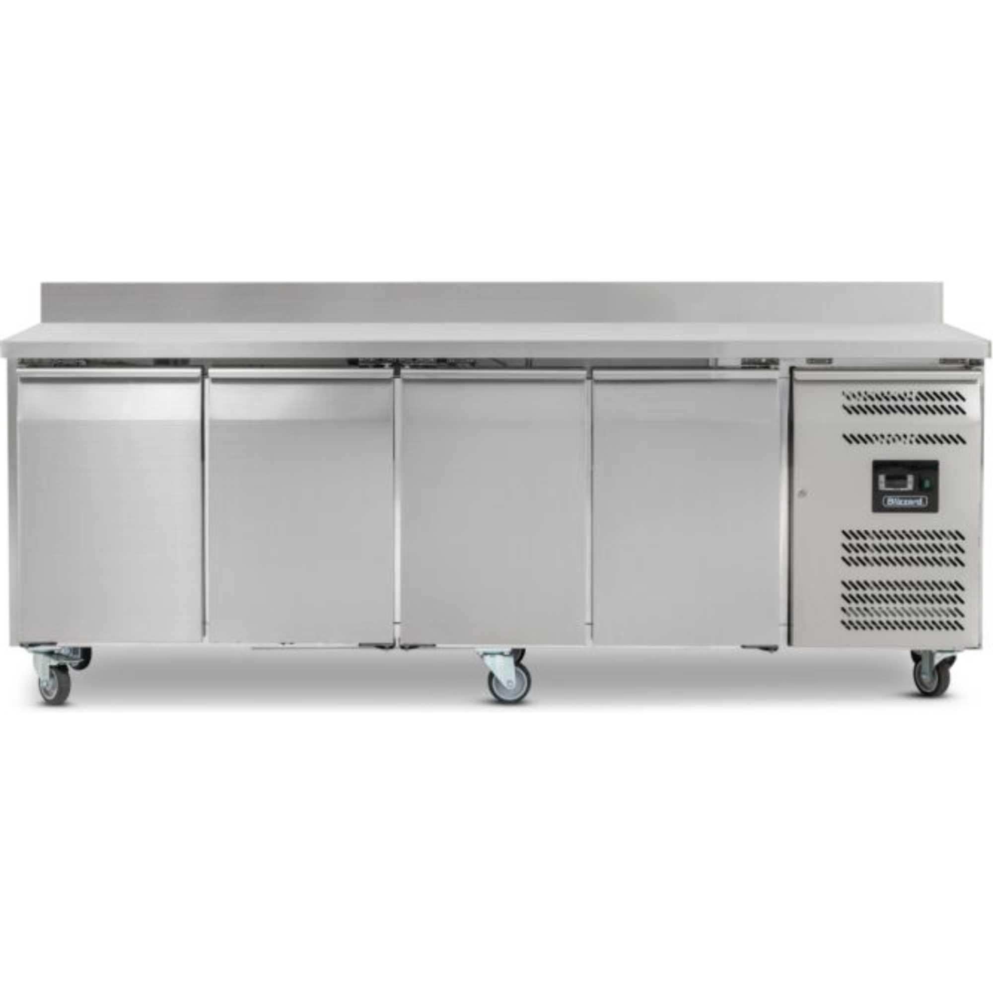 LBC4 Four Hinged Door Counter 415L Freezer With Upstand