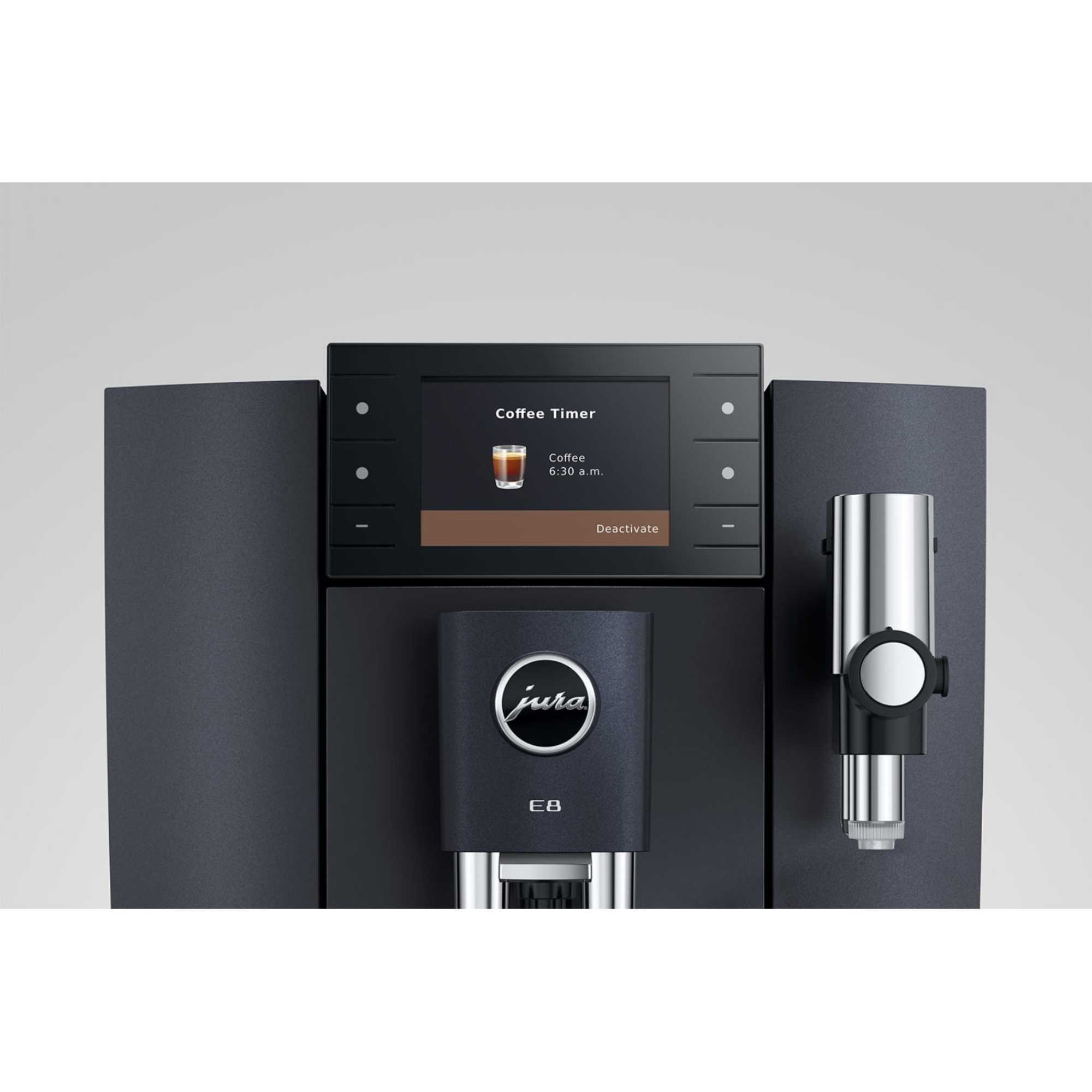E8 Automatic Bean To Cup Coffee Machine 15749 - Cosmic Black