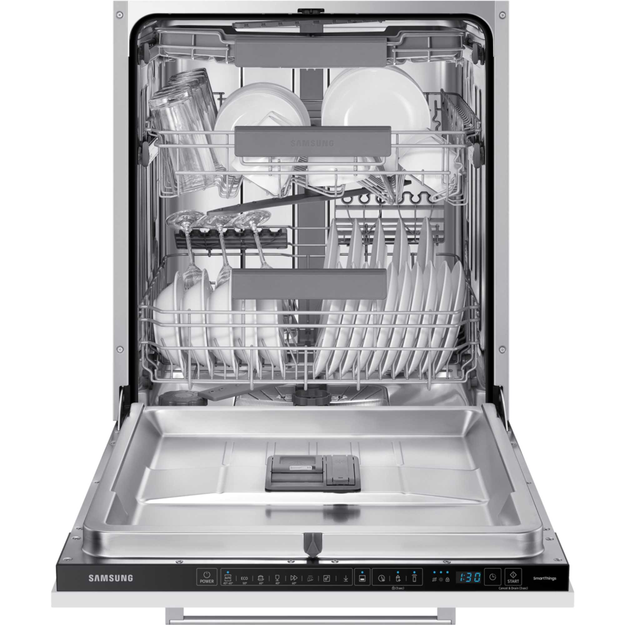 DW60A8060BB/EU Series 11 14 Place Settings Integrated Dishwasher with Auto Door Open