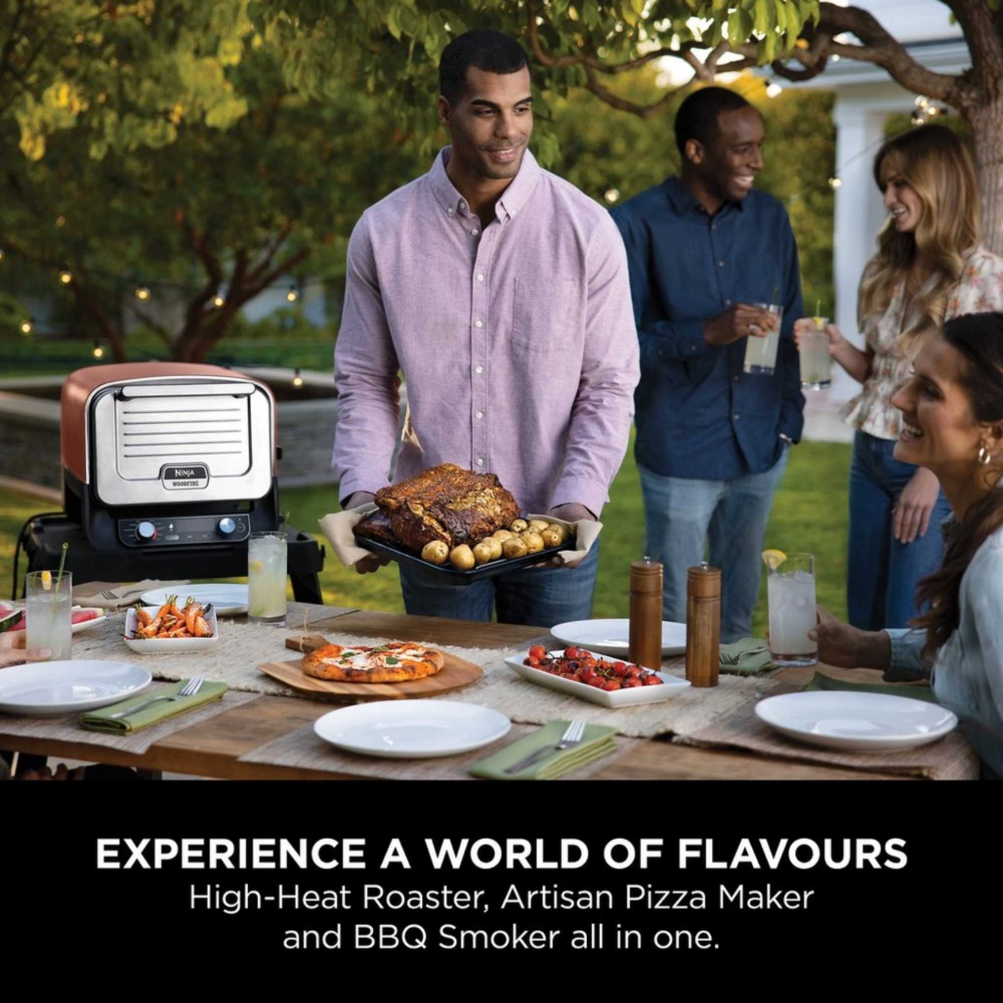 OO101UK Woodfire Outdoor Artisan Pizza Maker and BBQ Smoker