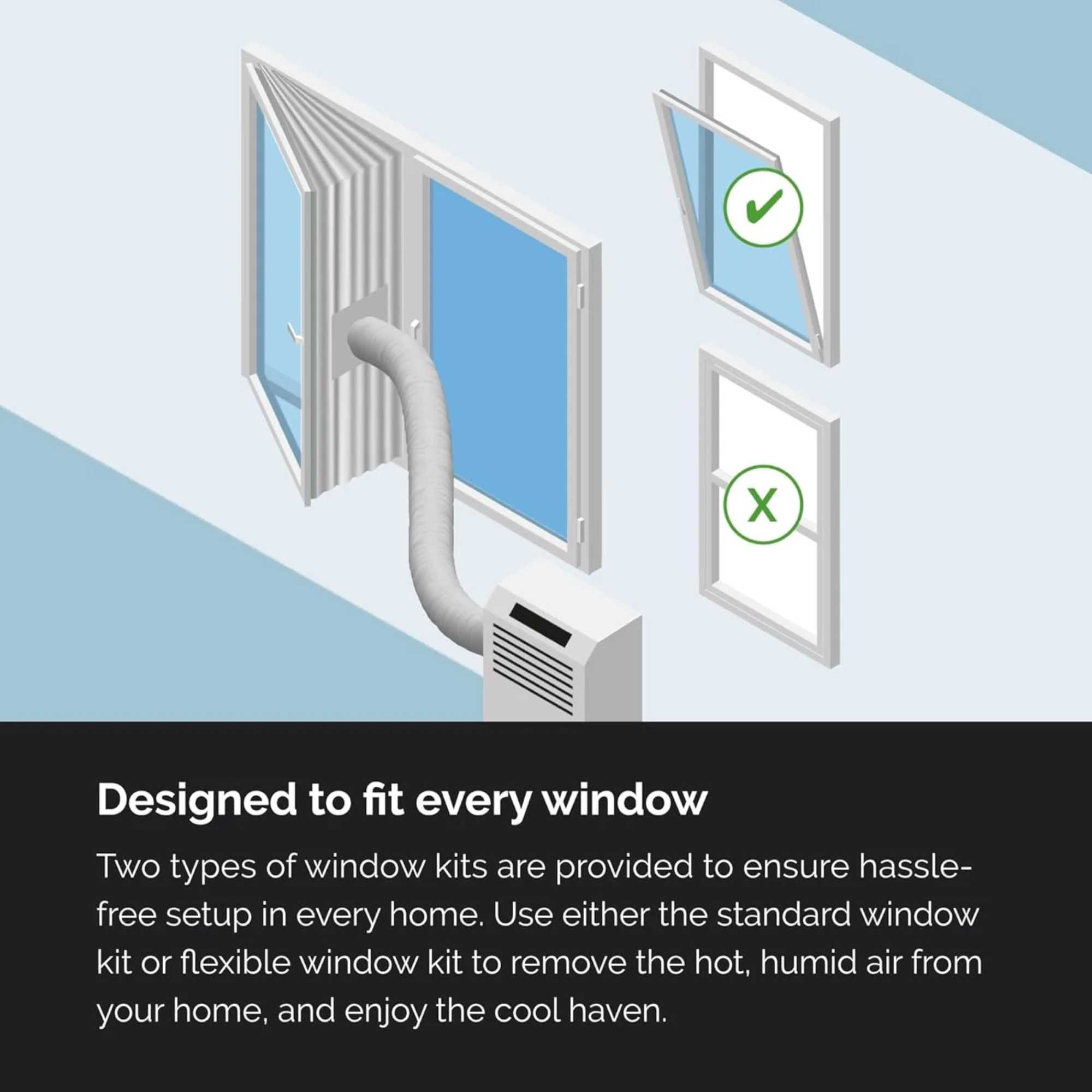 Pro 7000 BTU Portable Air Conditioner - MC7000RPRO