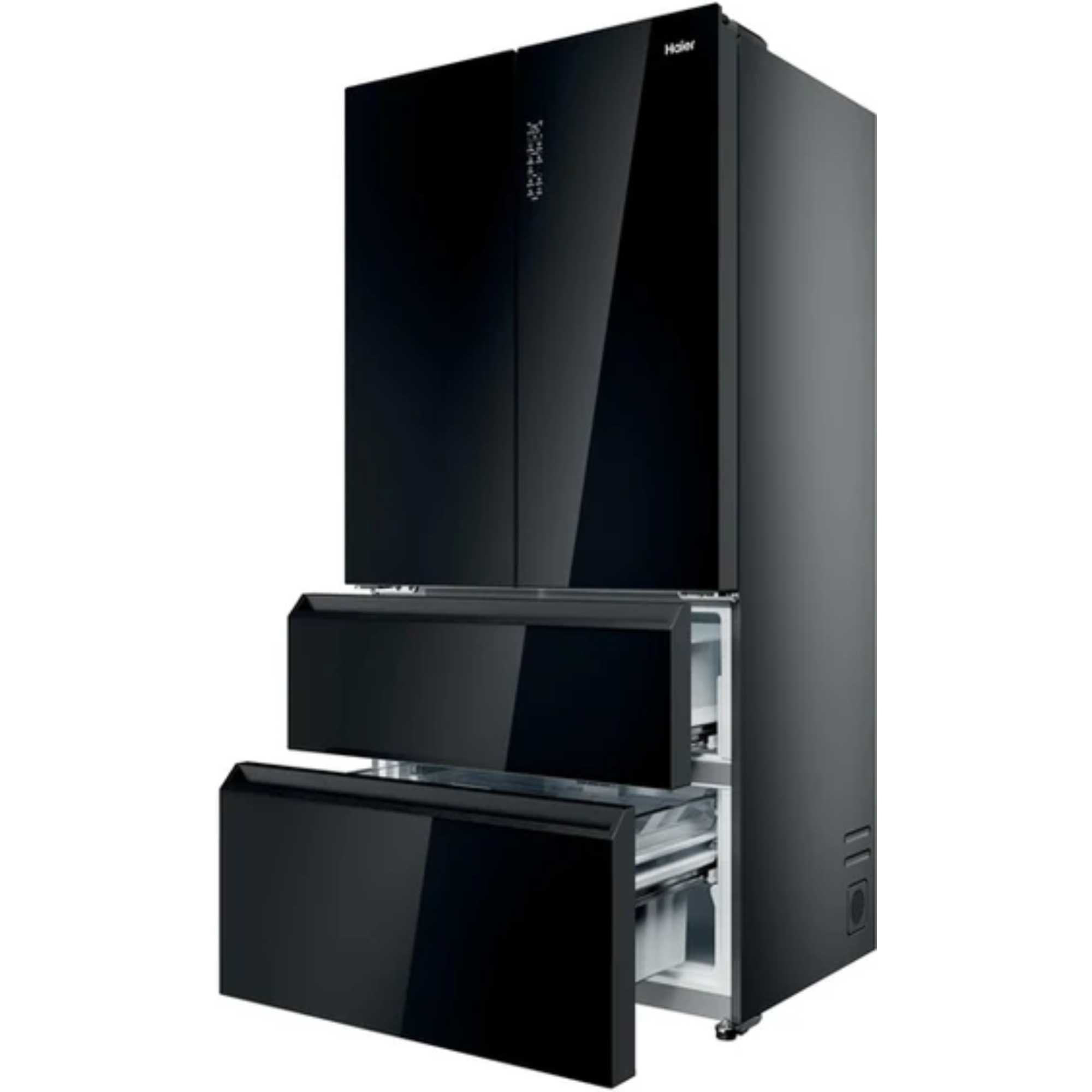 FD 90 Series 7 American Style Fridge Freezer 60/40 No Frost - Glass Inox Look - HFR79F19DFGB