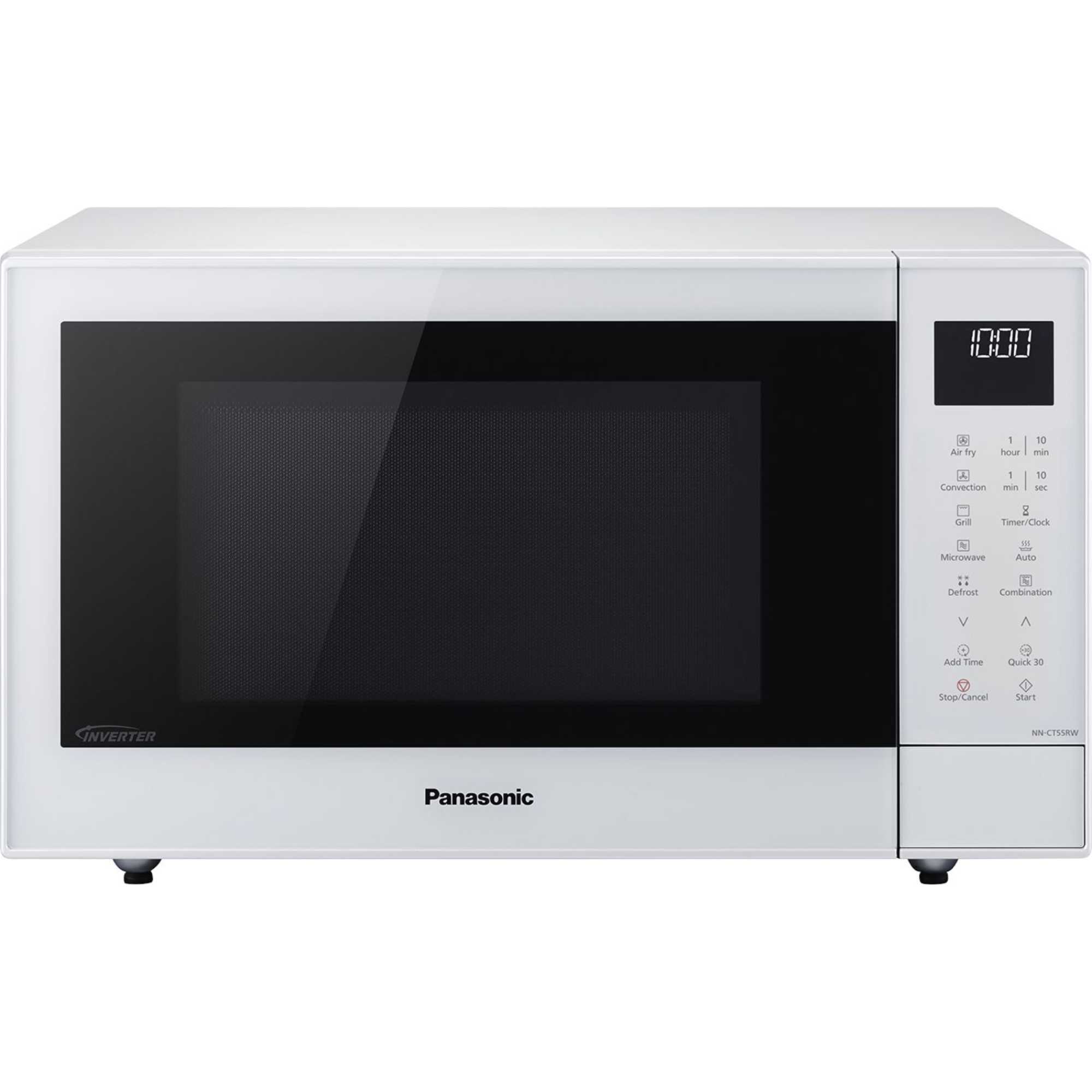 27L Slim Inverter Microwave with Grill, Oven & Air Fry CT55RW - White