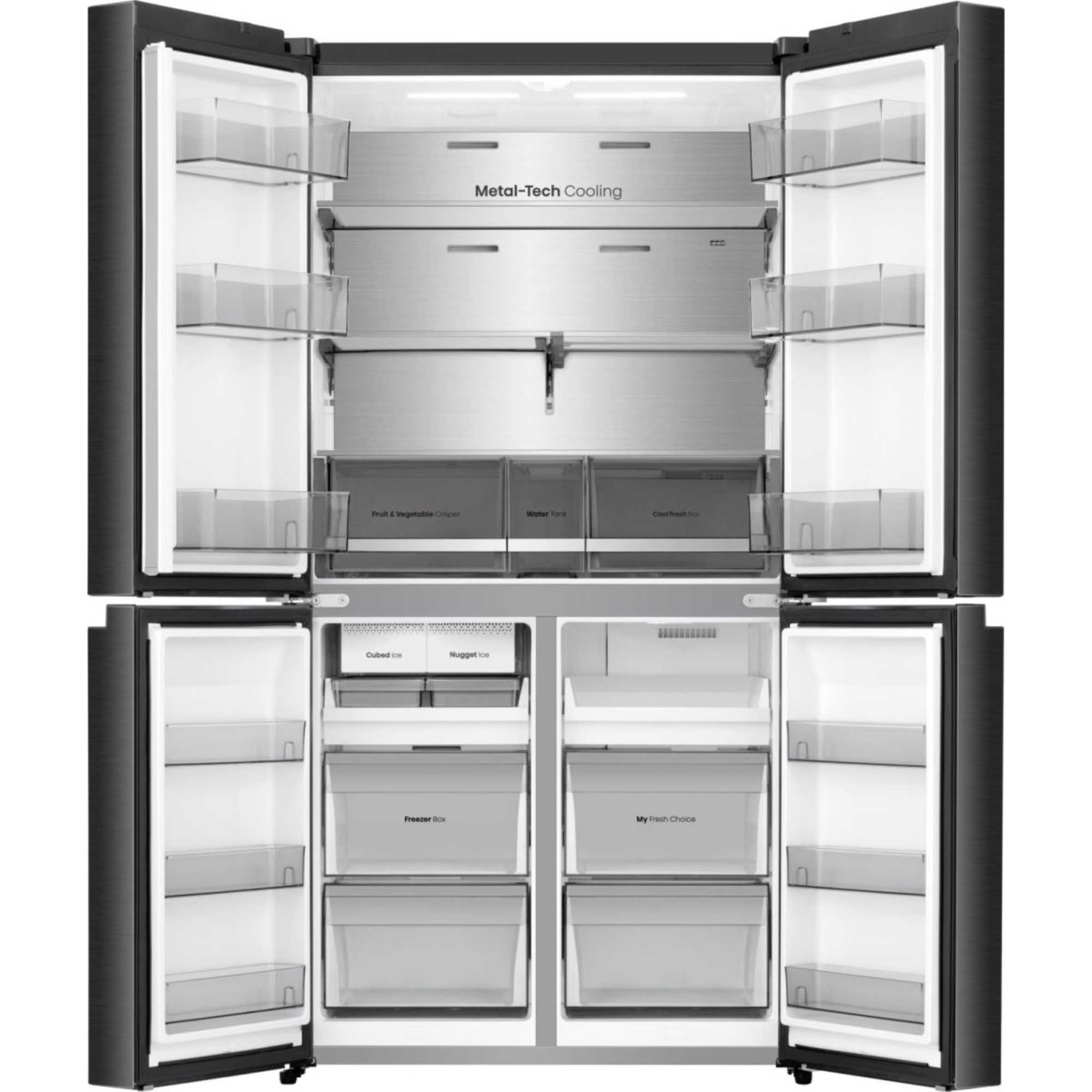 American Style Fridge Freezer 60/40 Total No Frost - Black - RQ5P640SYKD