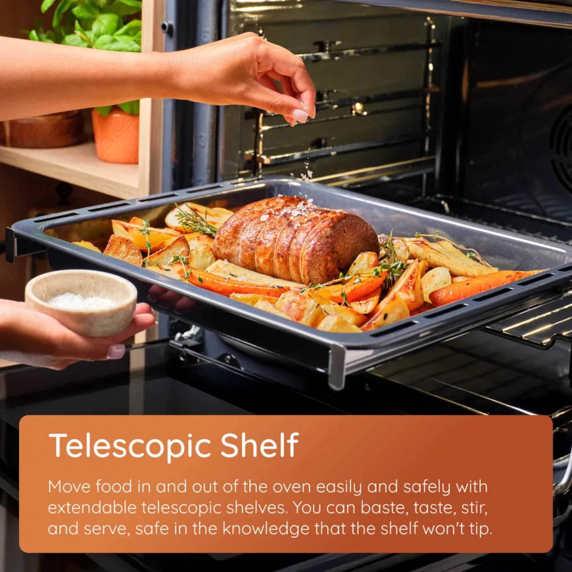 HOI68PT1SXUK Class 6 Built-In Electric Single Oven - Stainless Steel