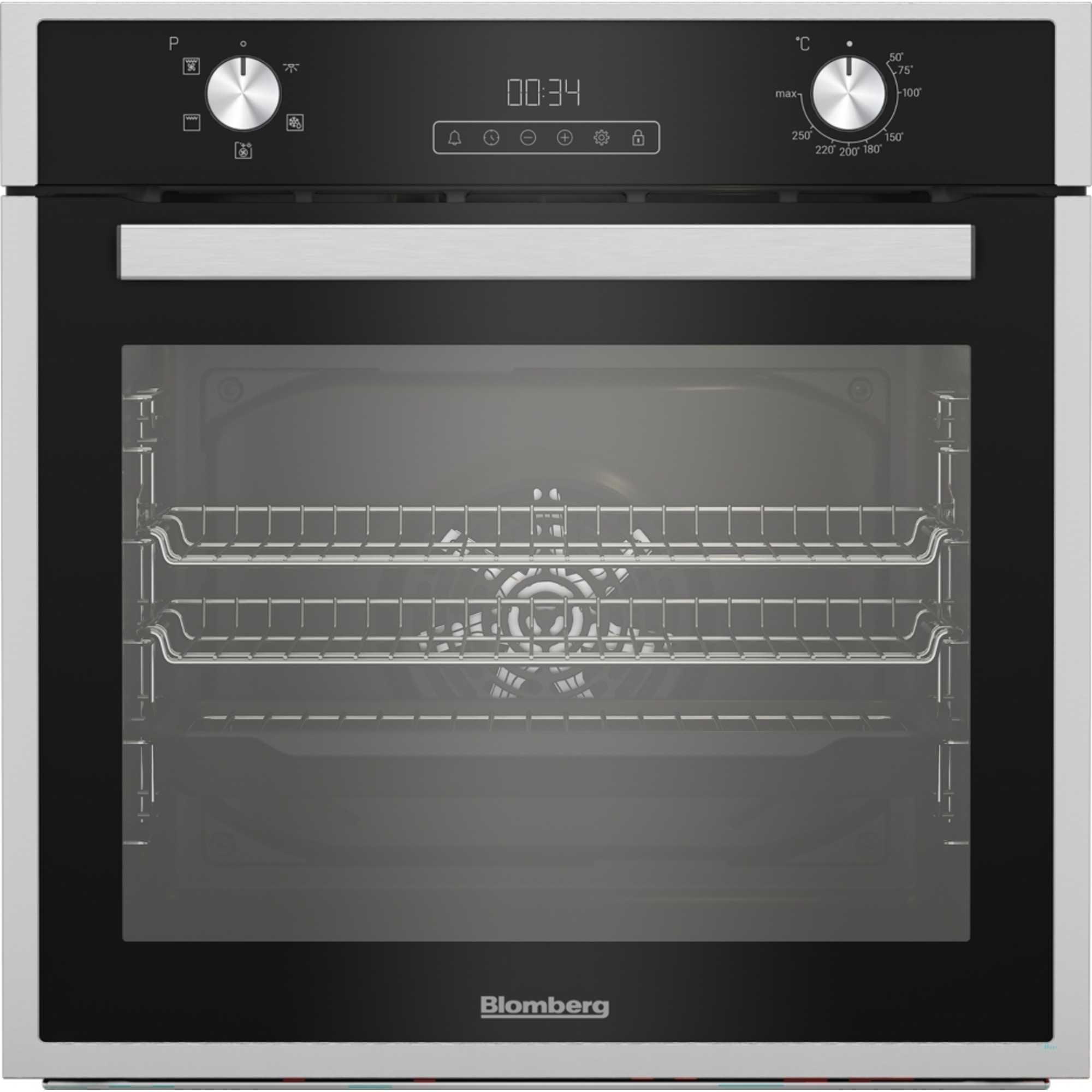 ROEN7201X 60cm Built-In 72L Single Fan Oven with AeroChef