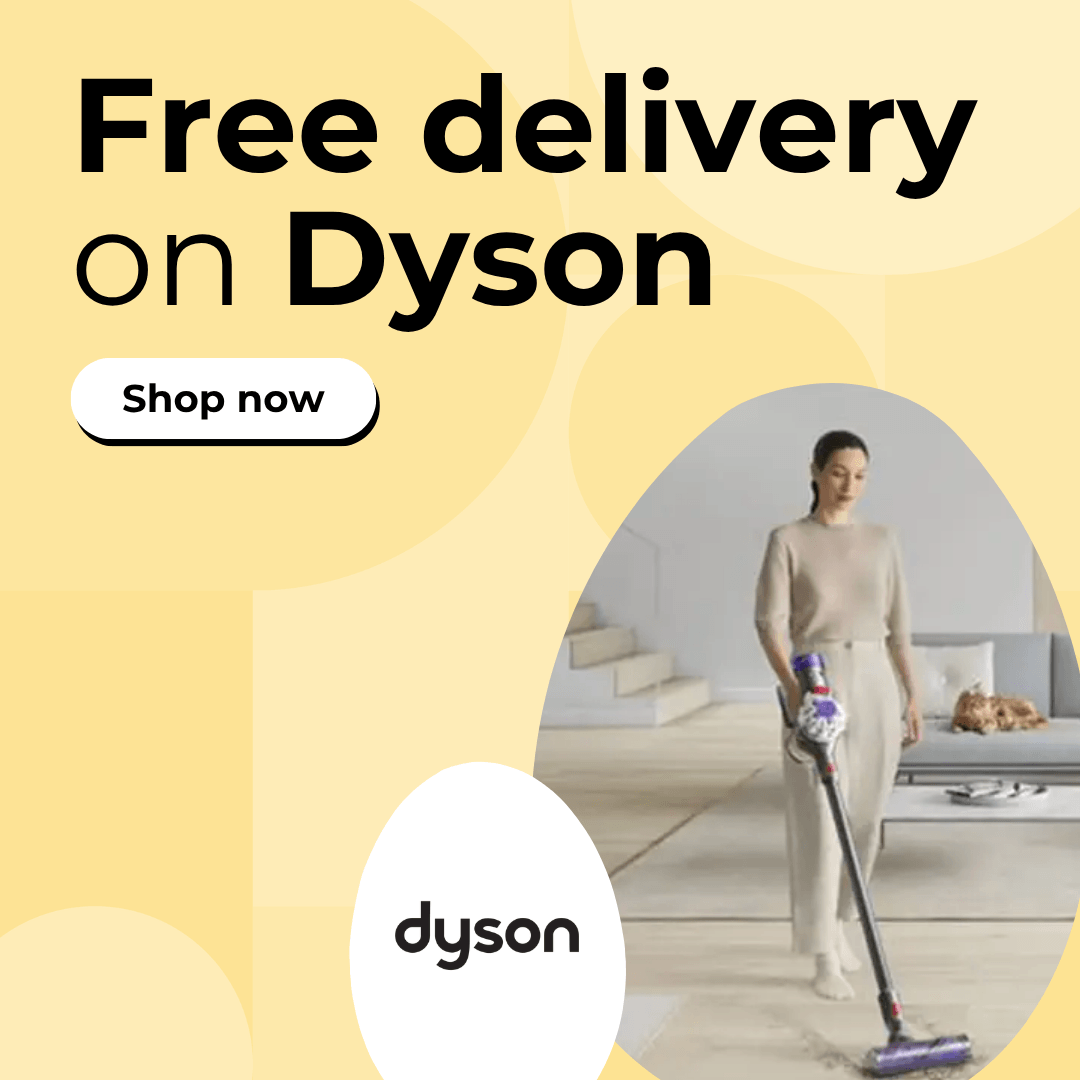 Free delivery on Dyson