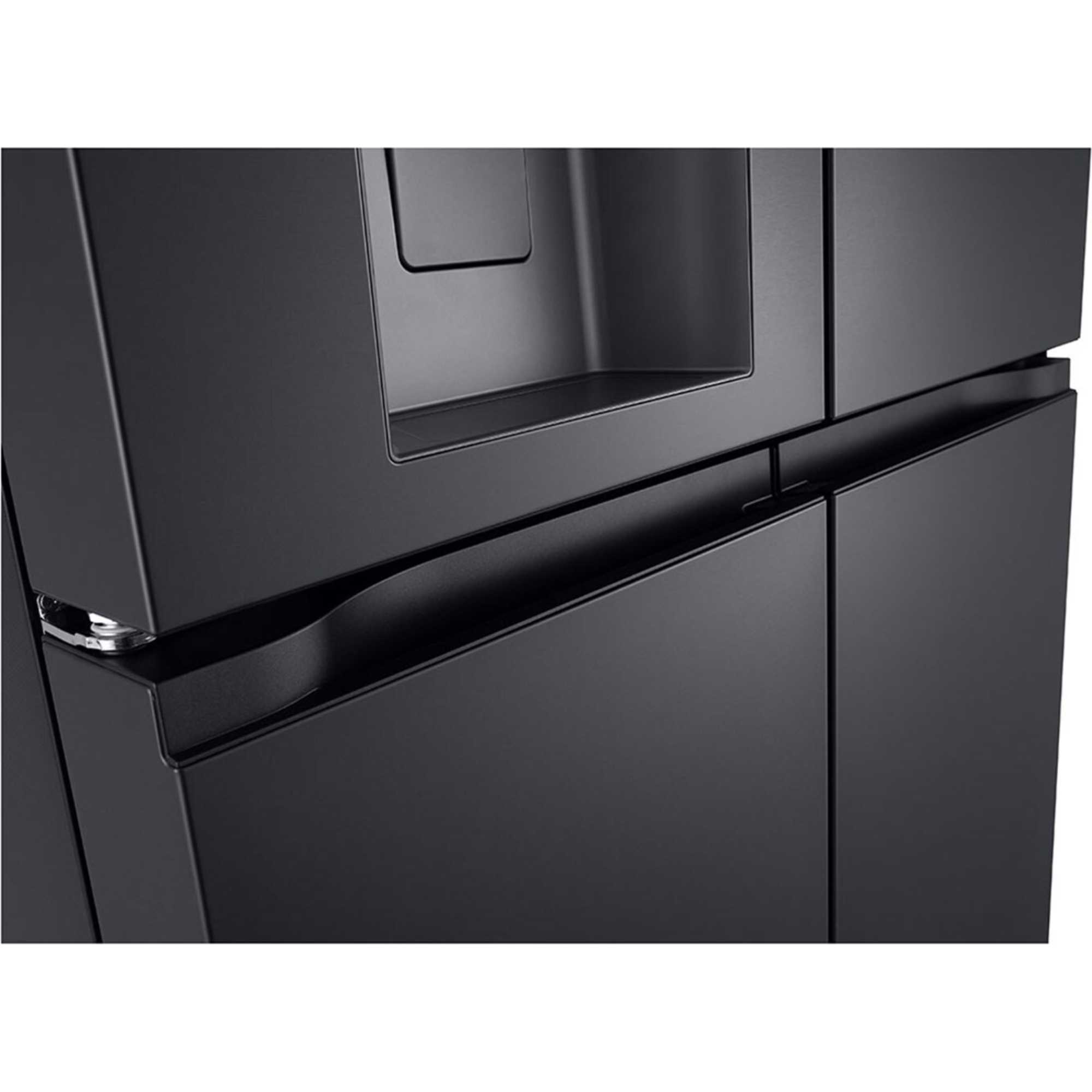 GMF960EV4E NatureFRESH American Style Fridge Freezer - Essence Black Steel