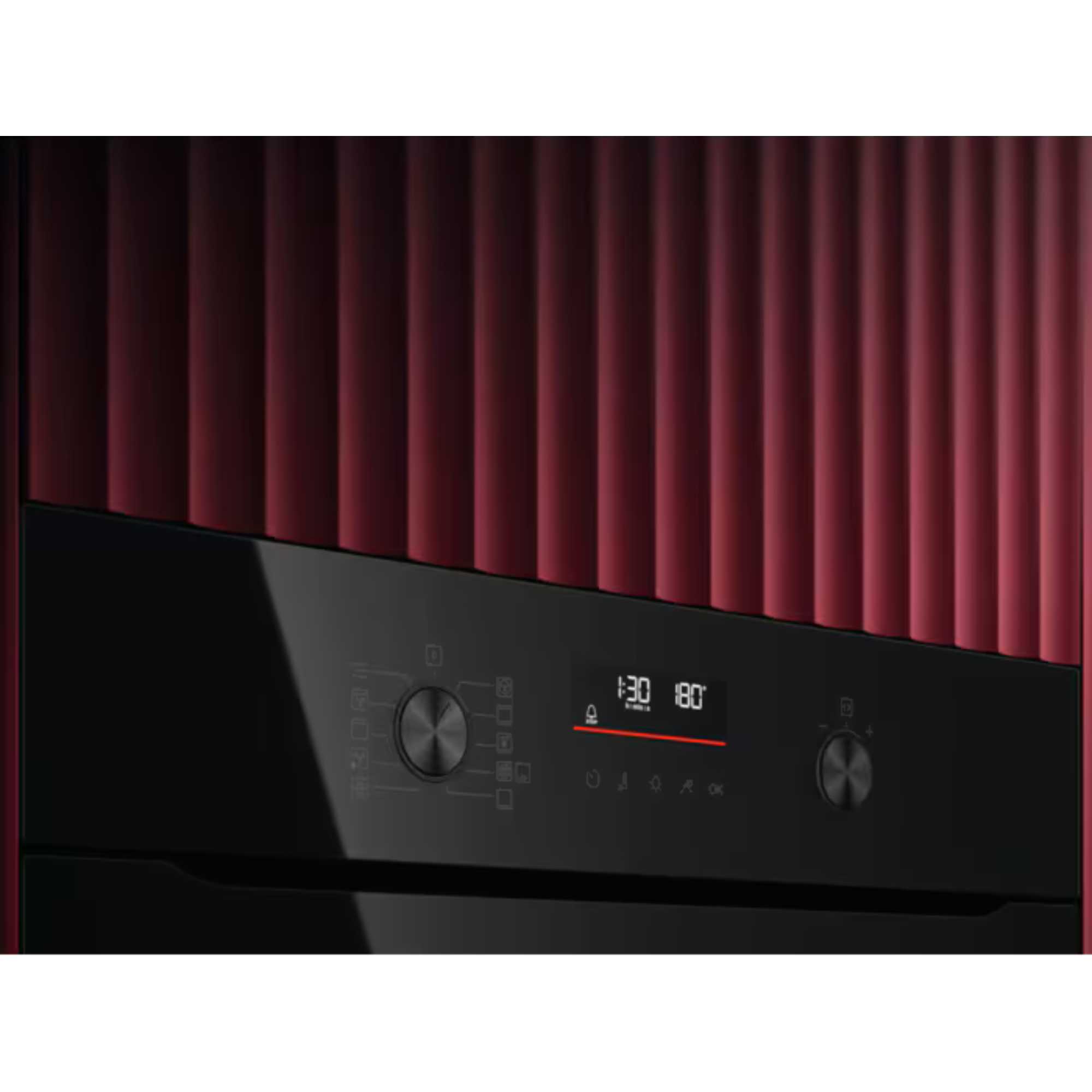 OS6PB50AK 6000 SenseCook Built-in Oven with Pyrolytic Self Clean - Black