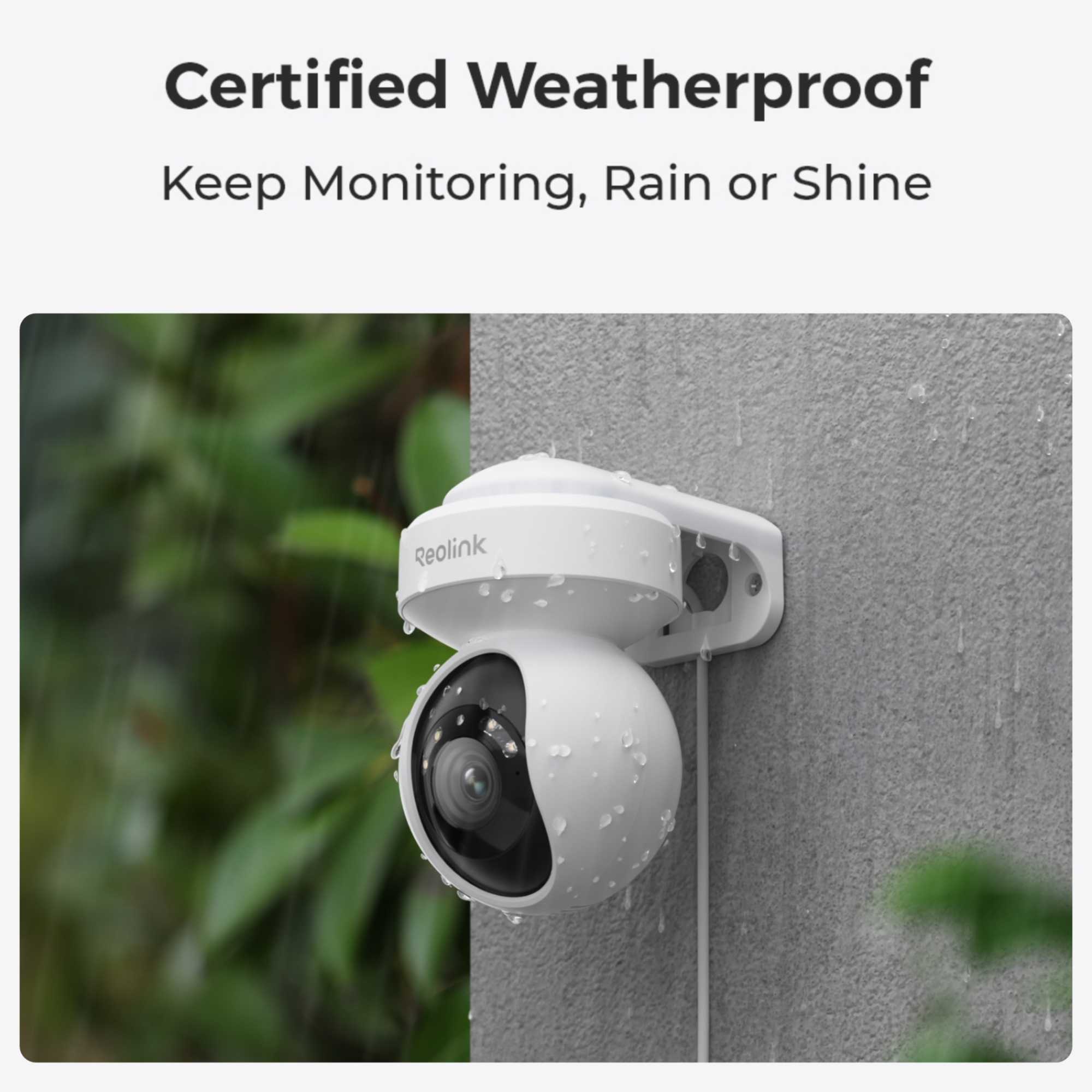 E Series 2K+ PTZ Auto Track WiFi Outdoor Security Camera + 64GB