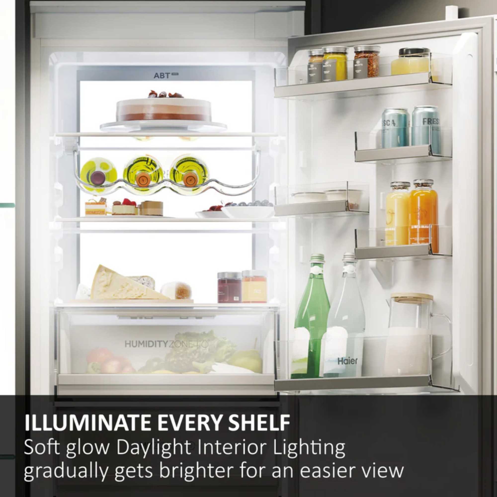 ID Series 6 Built-In Fridge Freezer 70/30 Total No Frost - White - HBW7518CTK