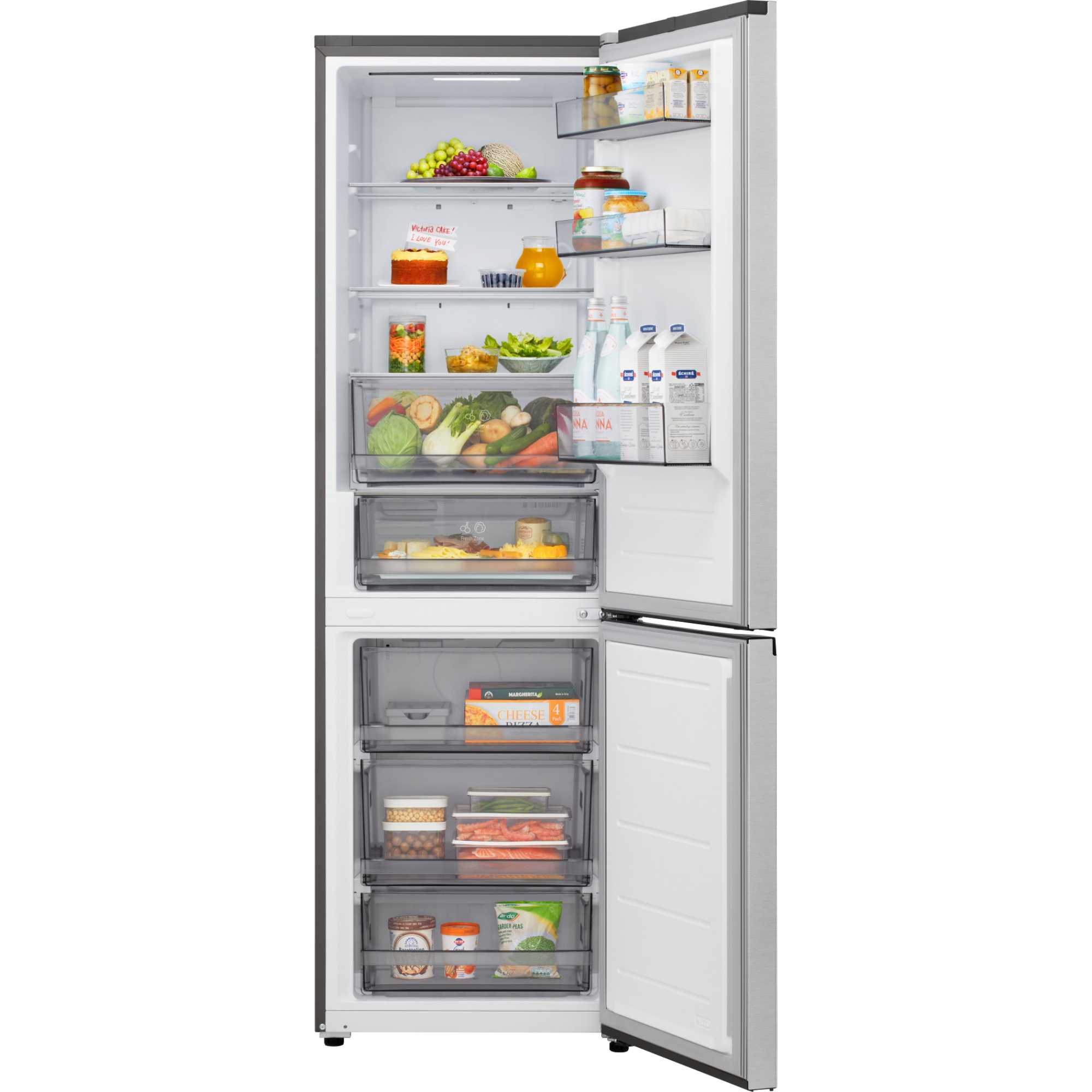 GBBSJ10EPY Total No Frost Fridge Freezer with DoorCooling - Silver