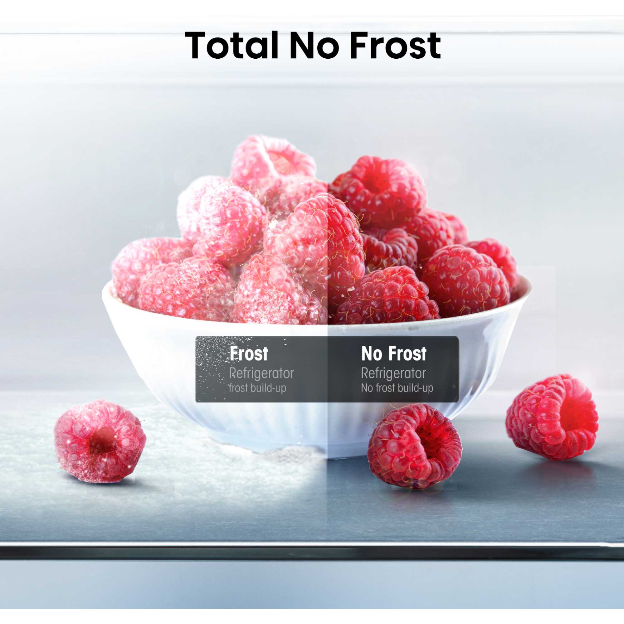 Fridge Freezer 50/50 Total No Frost - Black - RB327N4BBE