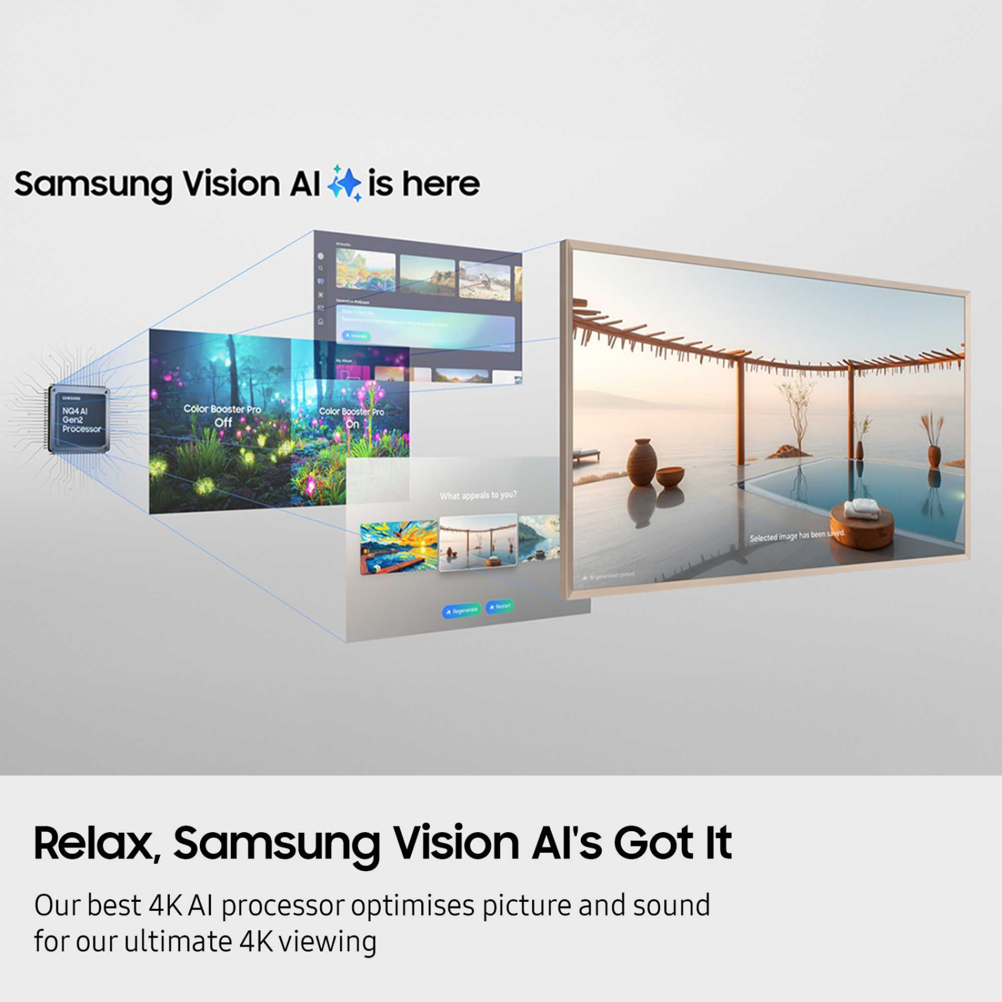 The Frame Pro 65" 4K Ultra HD Neo QLED Neo Quantum HDR Smart TV QE65LS03FW