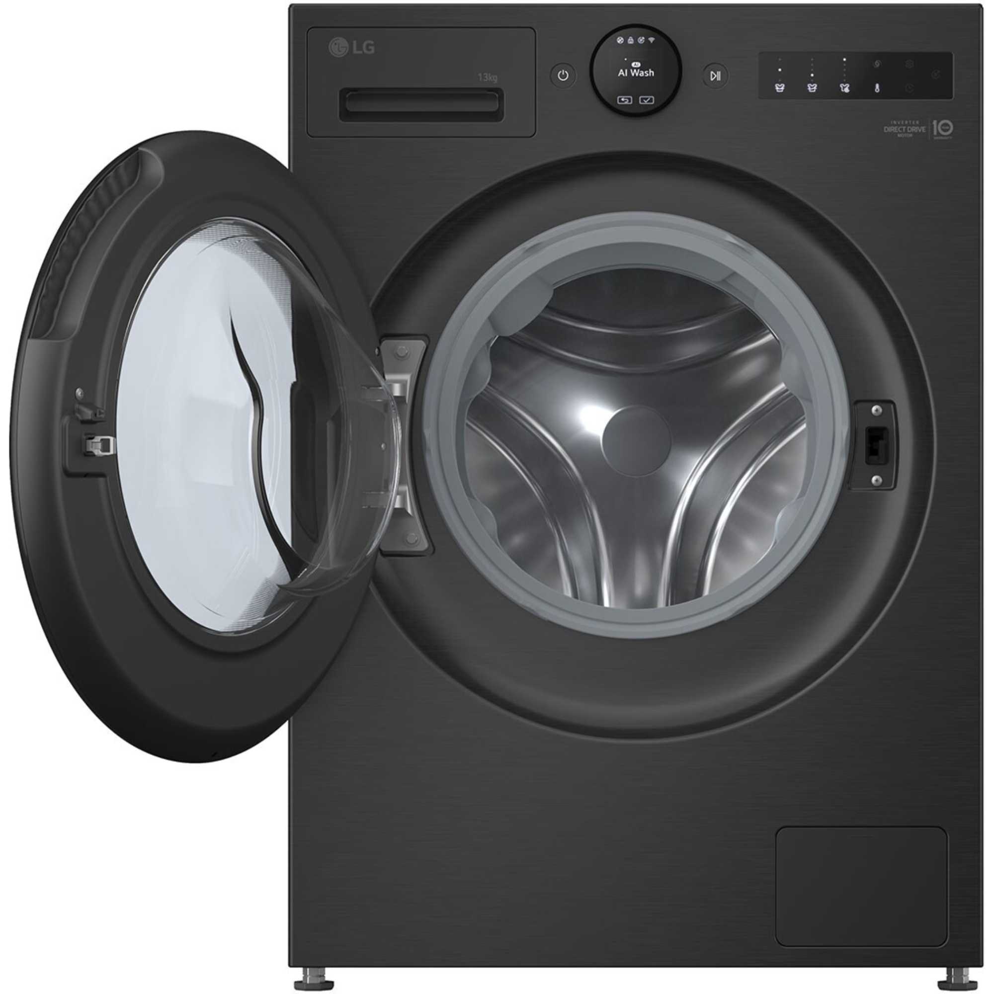 F4X7013TBB 13kg AI Direct Drive Washing Machine - Black